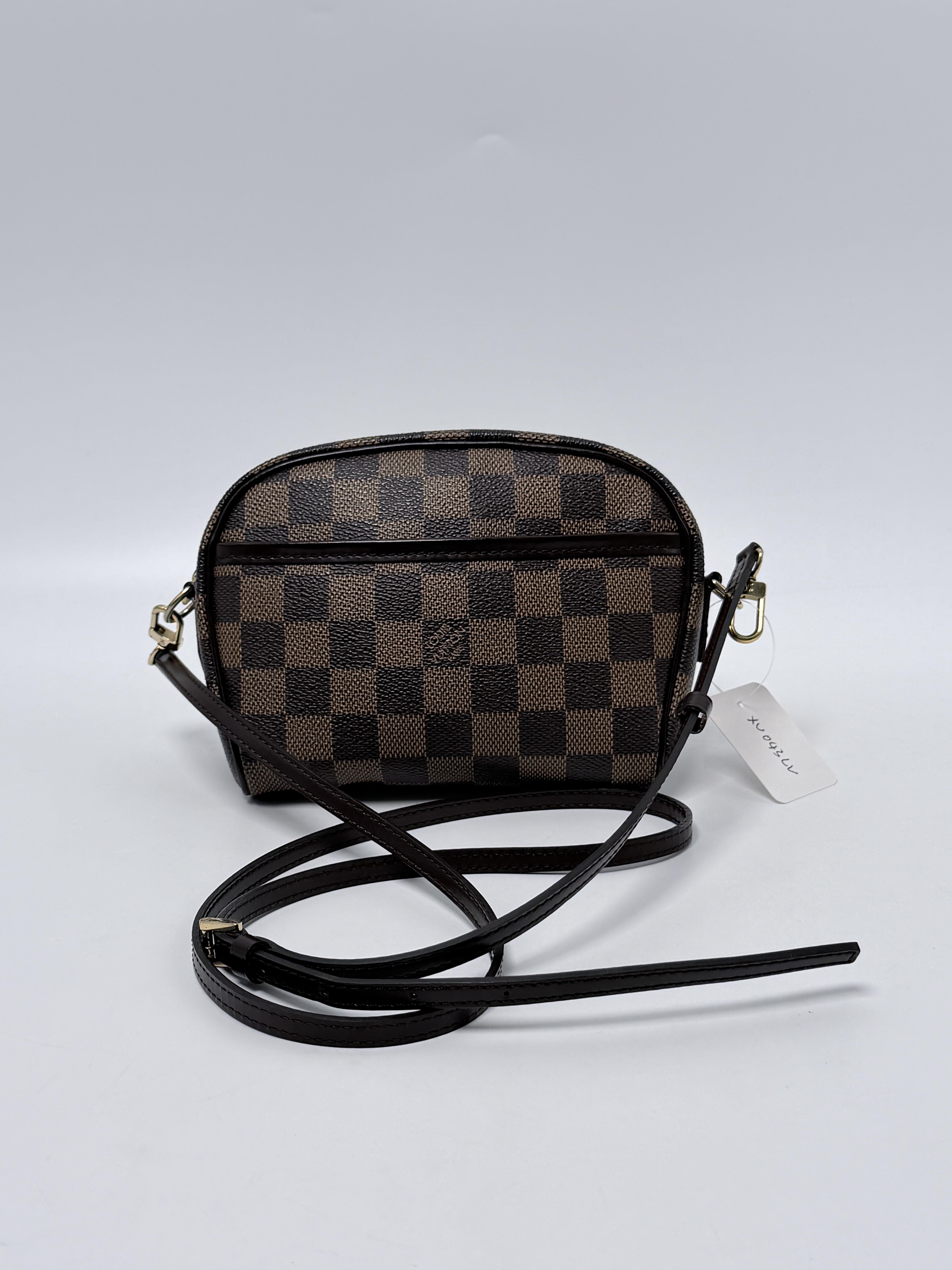Blois Damier Ebene Crossbody Camera Bag Belt Fanny Pack XU043LV