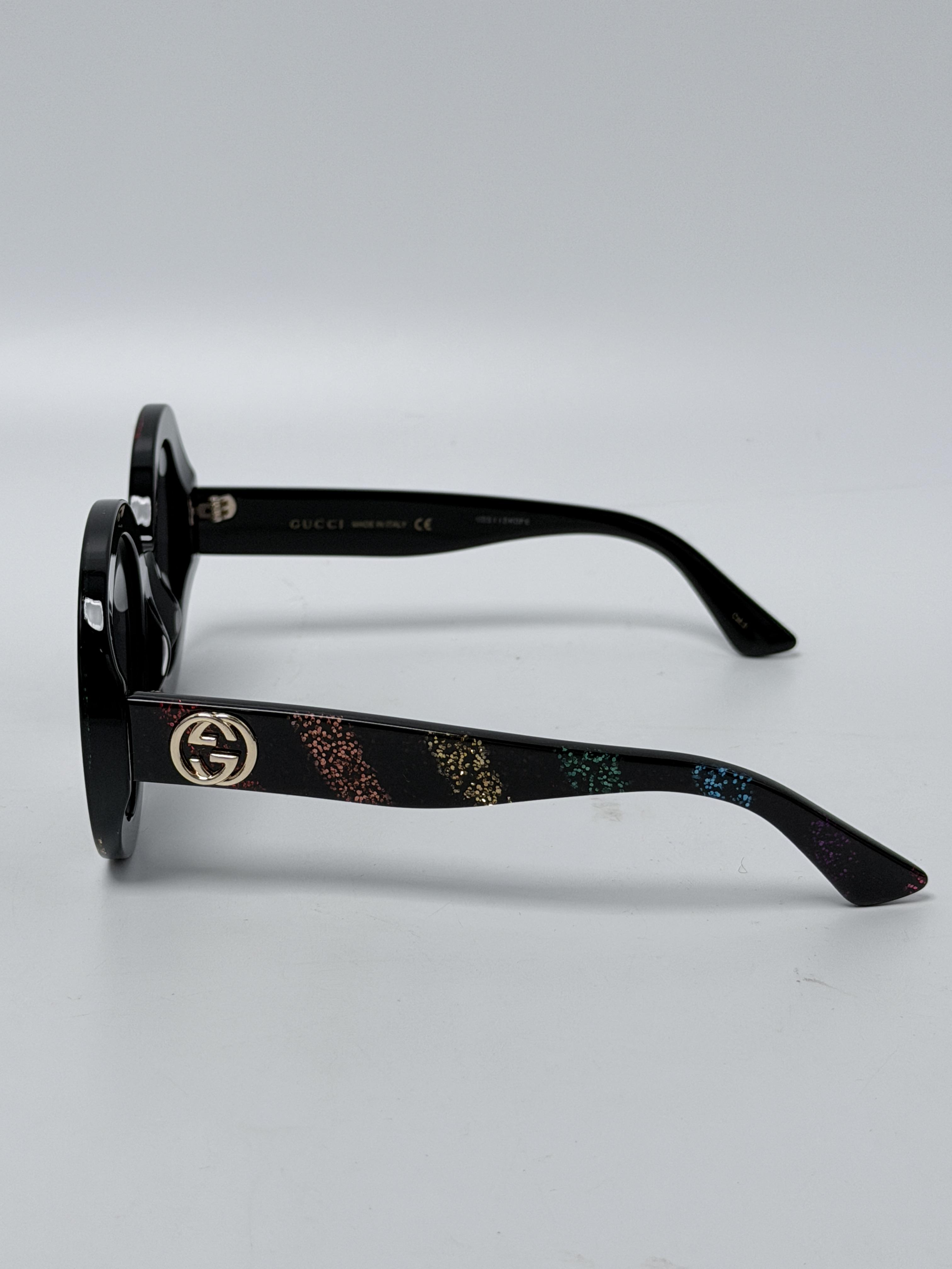 Gucci GG0326S Square Tortoiseshell Sunglasses with Hard Case ZS100GG