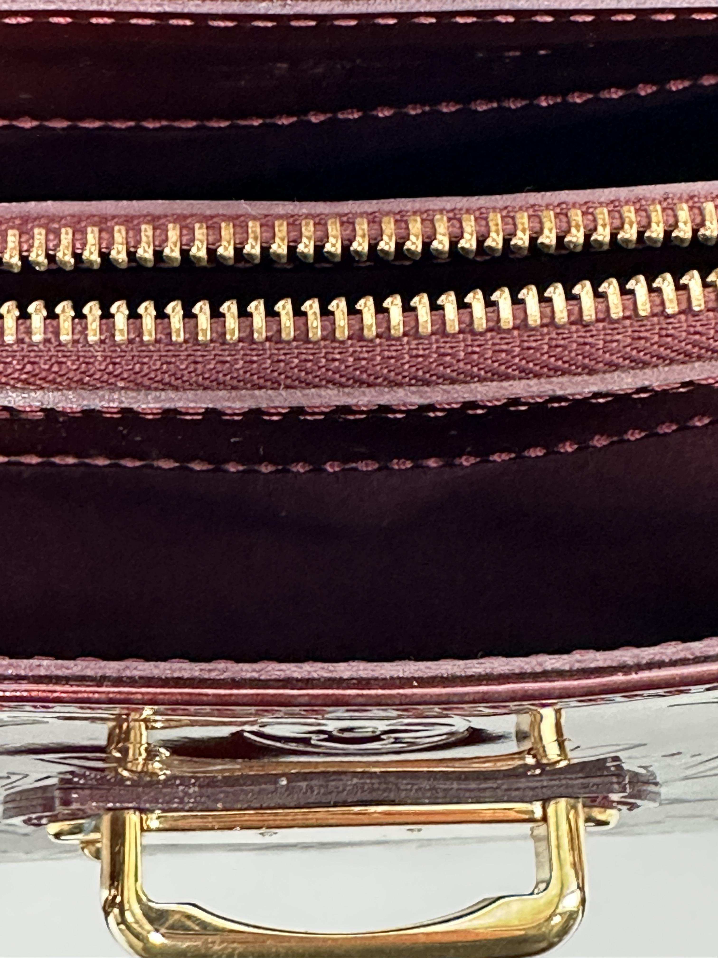 Monogram Vernis Melrose Avenue Amarante Laptop Work Handbag JA652LV