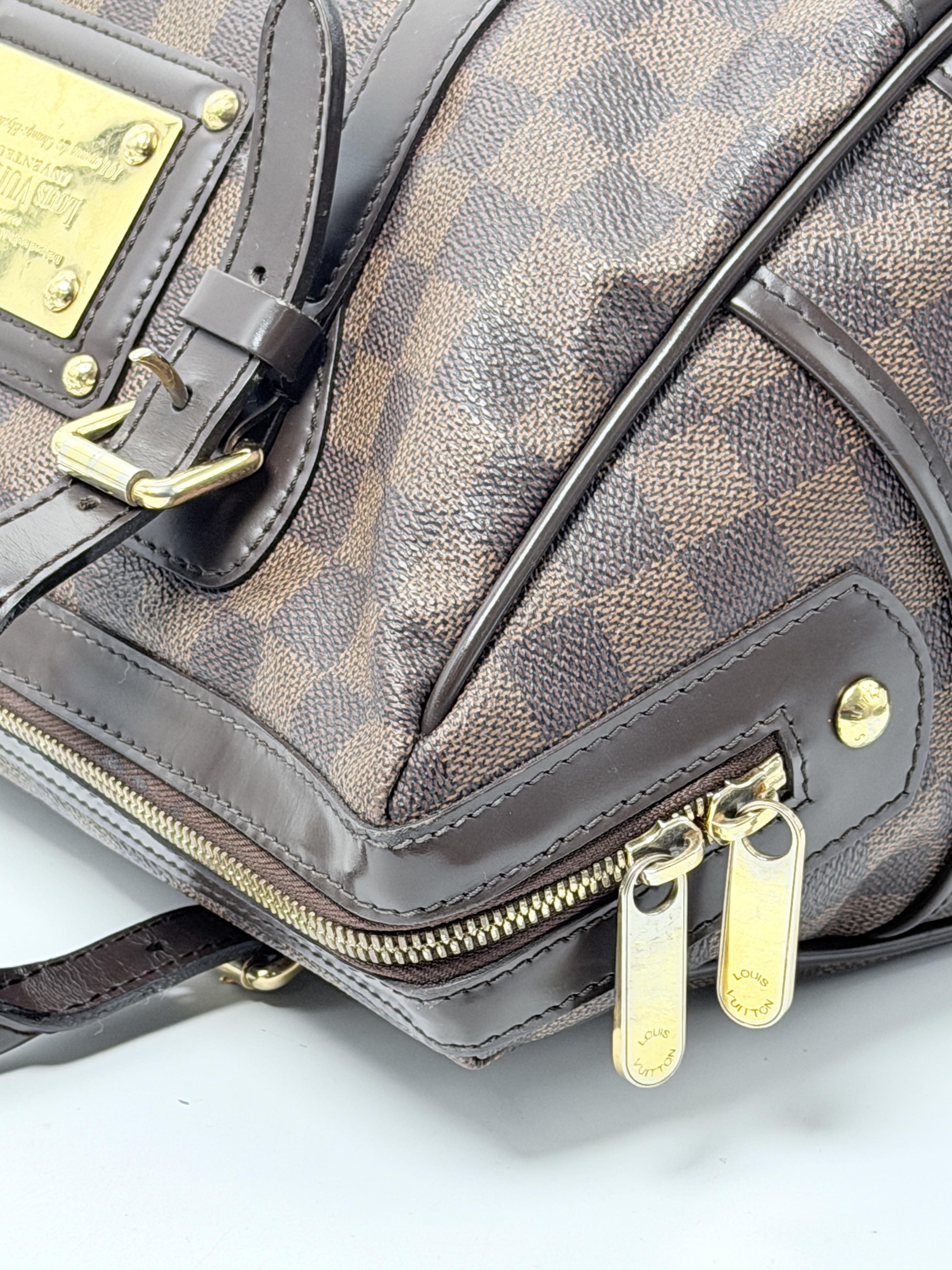 Damier Ebene Berkeley Bowling Shoulder Handbag Tote Bag JE808LV