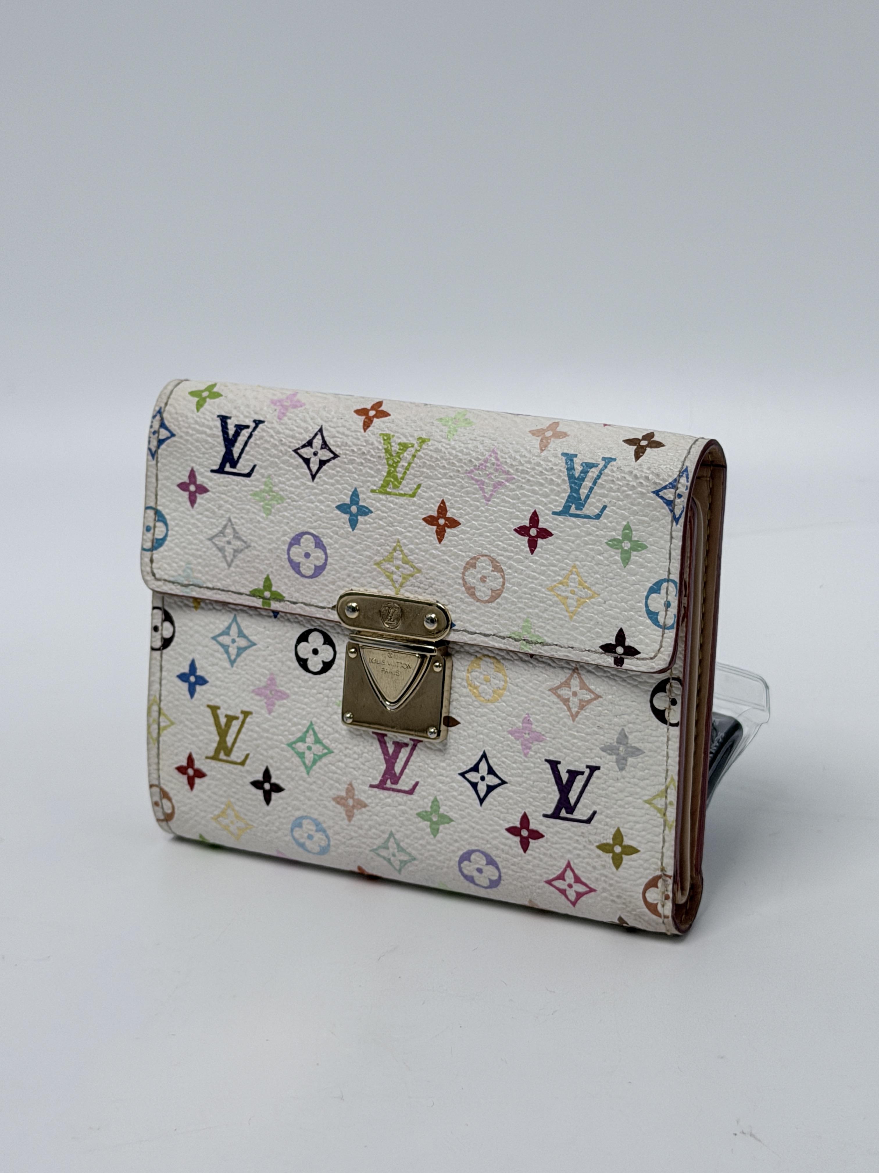 Monogram Multicolore Koala Wallet White Murakami JD1496LV