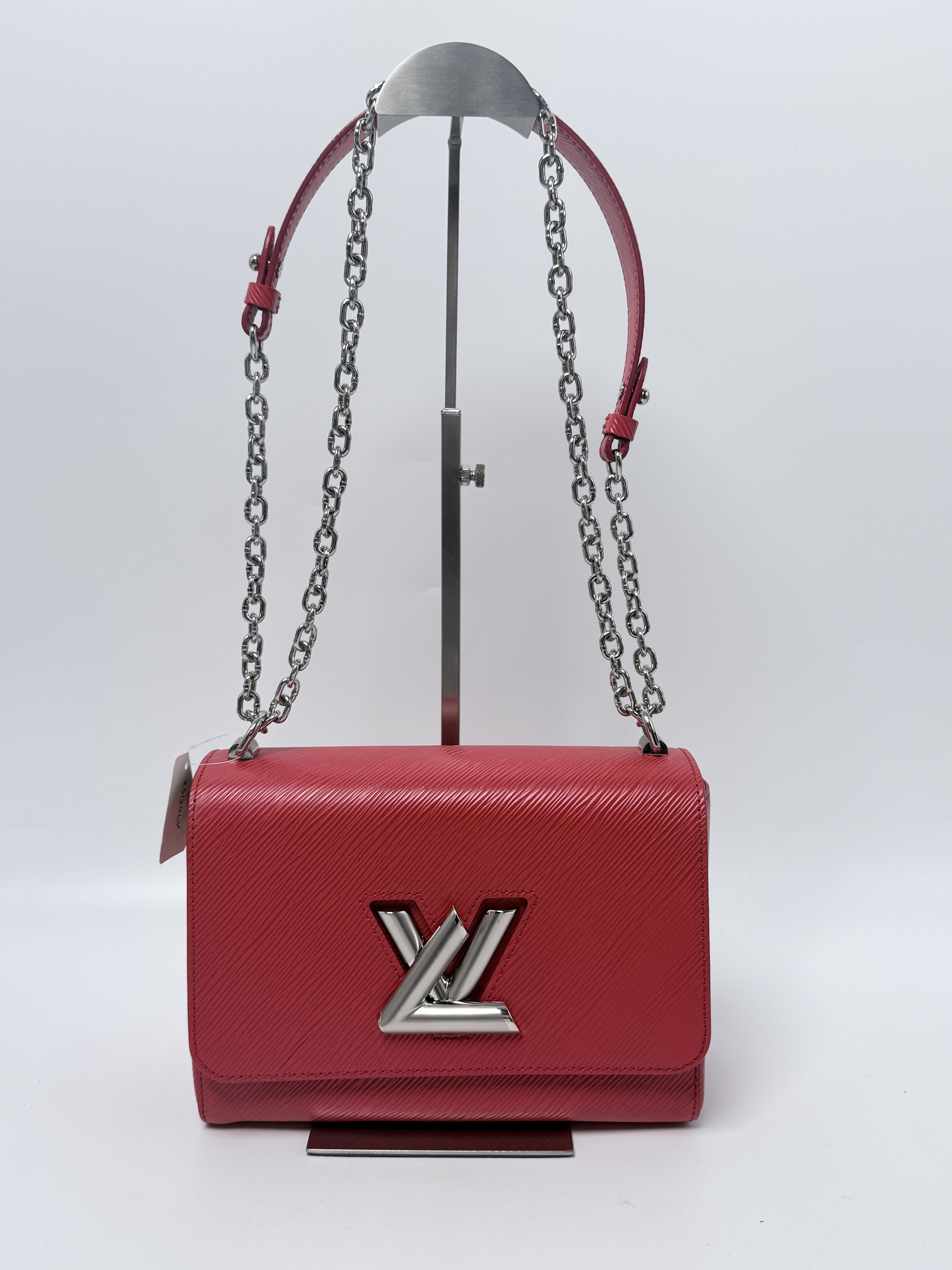 Crossbody Bag Twist Chain Shoulder Handbag Red ZS120LV