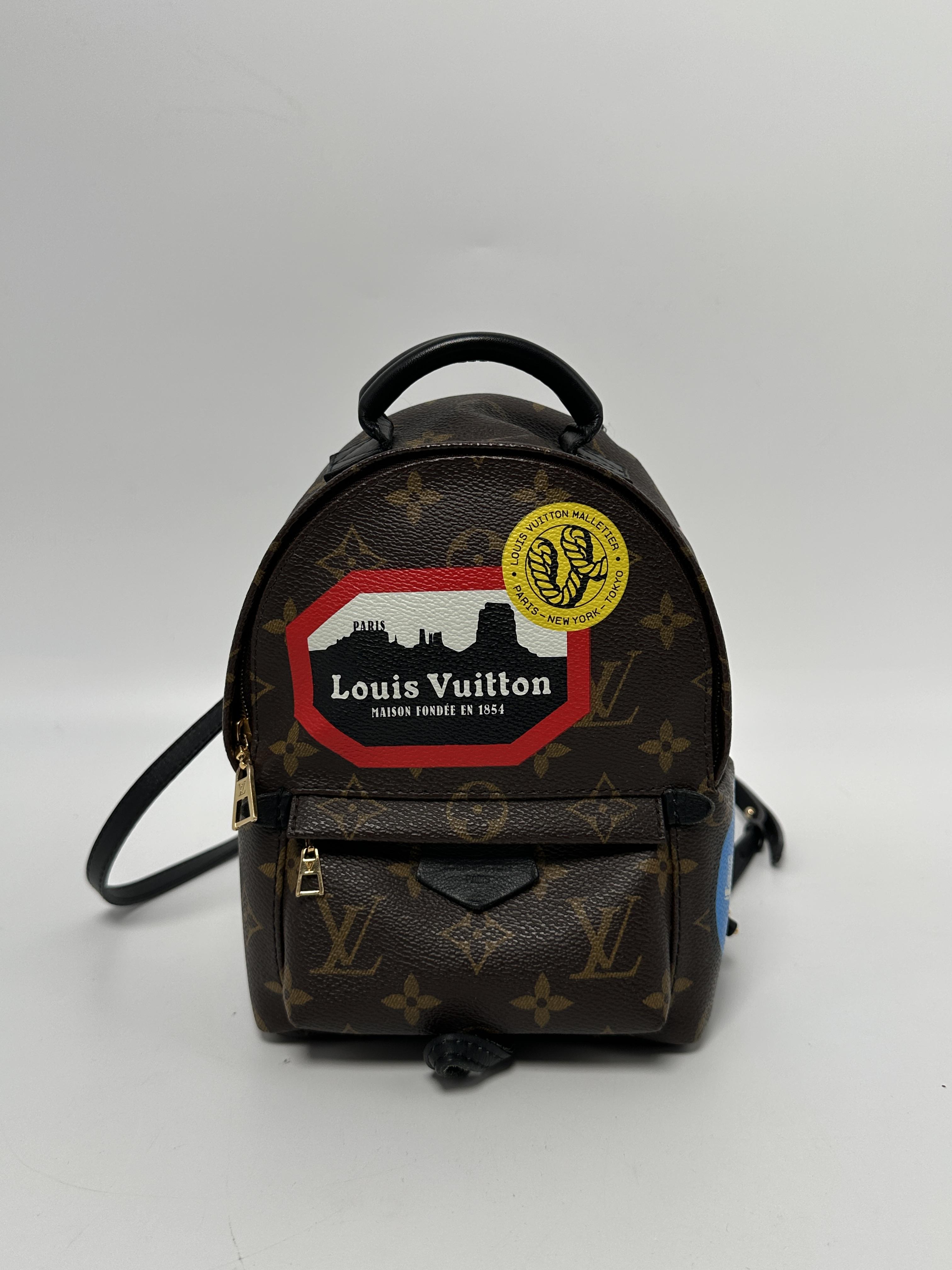 Palm Springs Mini Backpack World Tour Monogram ZS0232LV