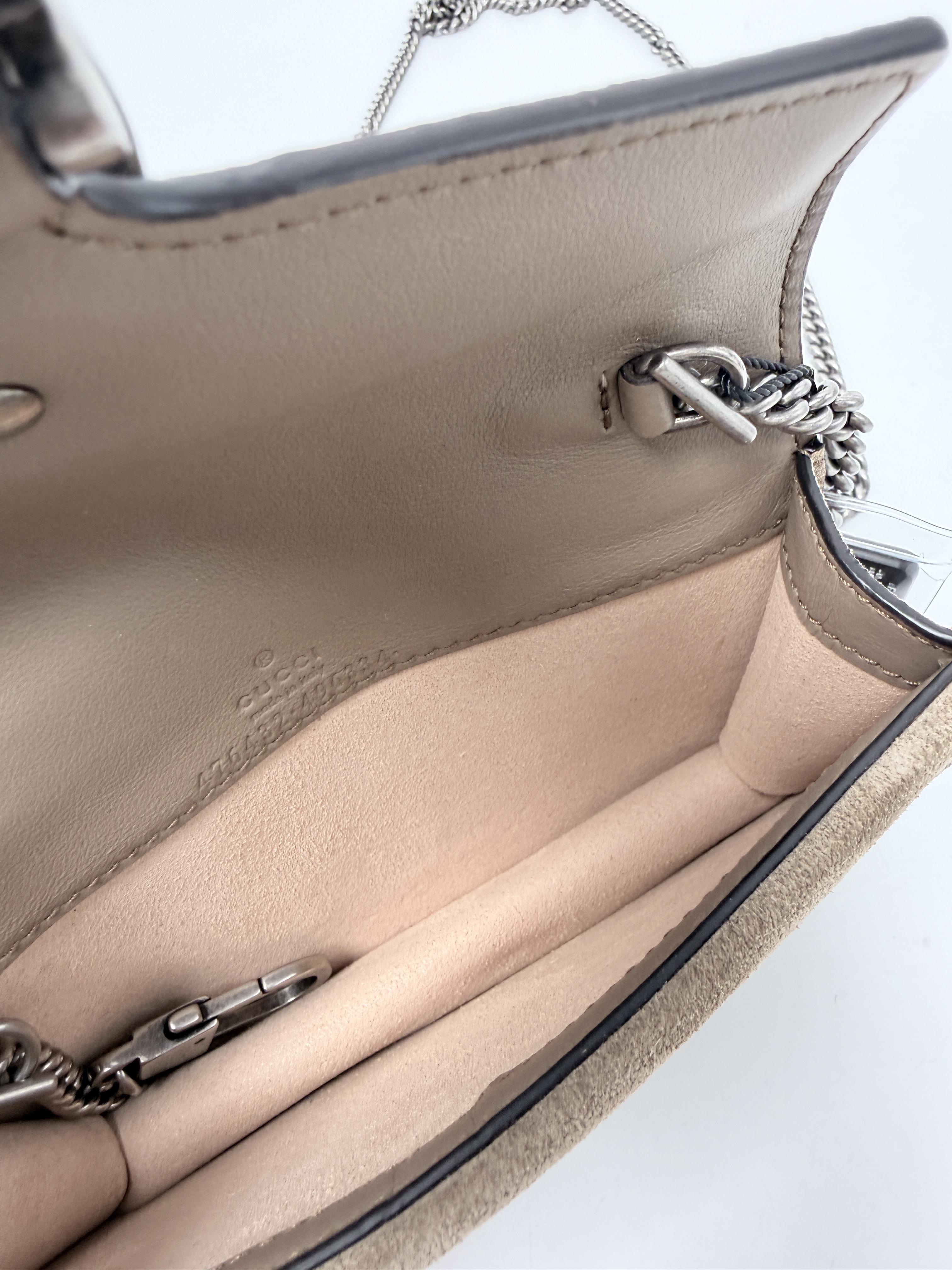 Dionysus GG Supreme Super Mini Chain Crossbody Bag JD1328GG