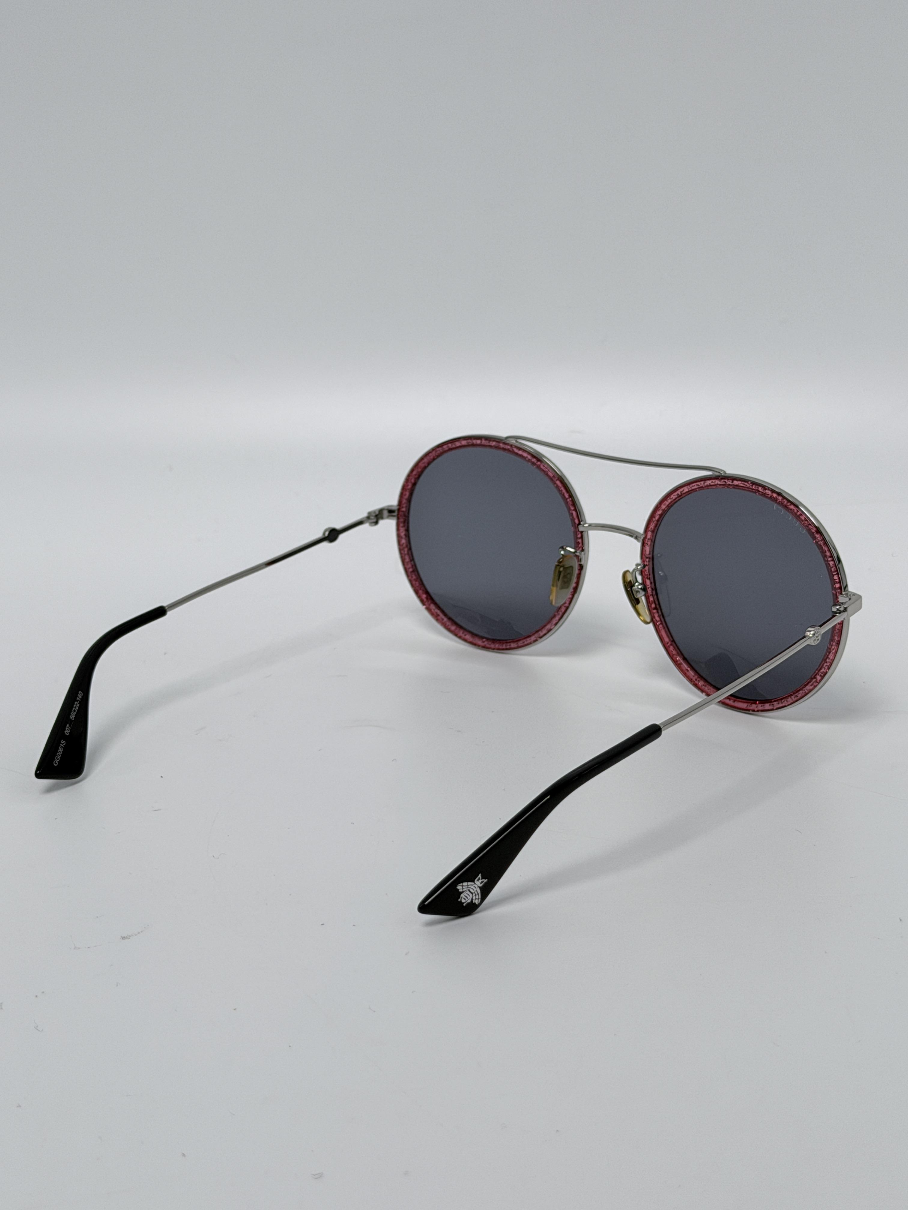 Gucci GG0061S Round Glitter Sunglasses GG001S