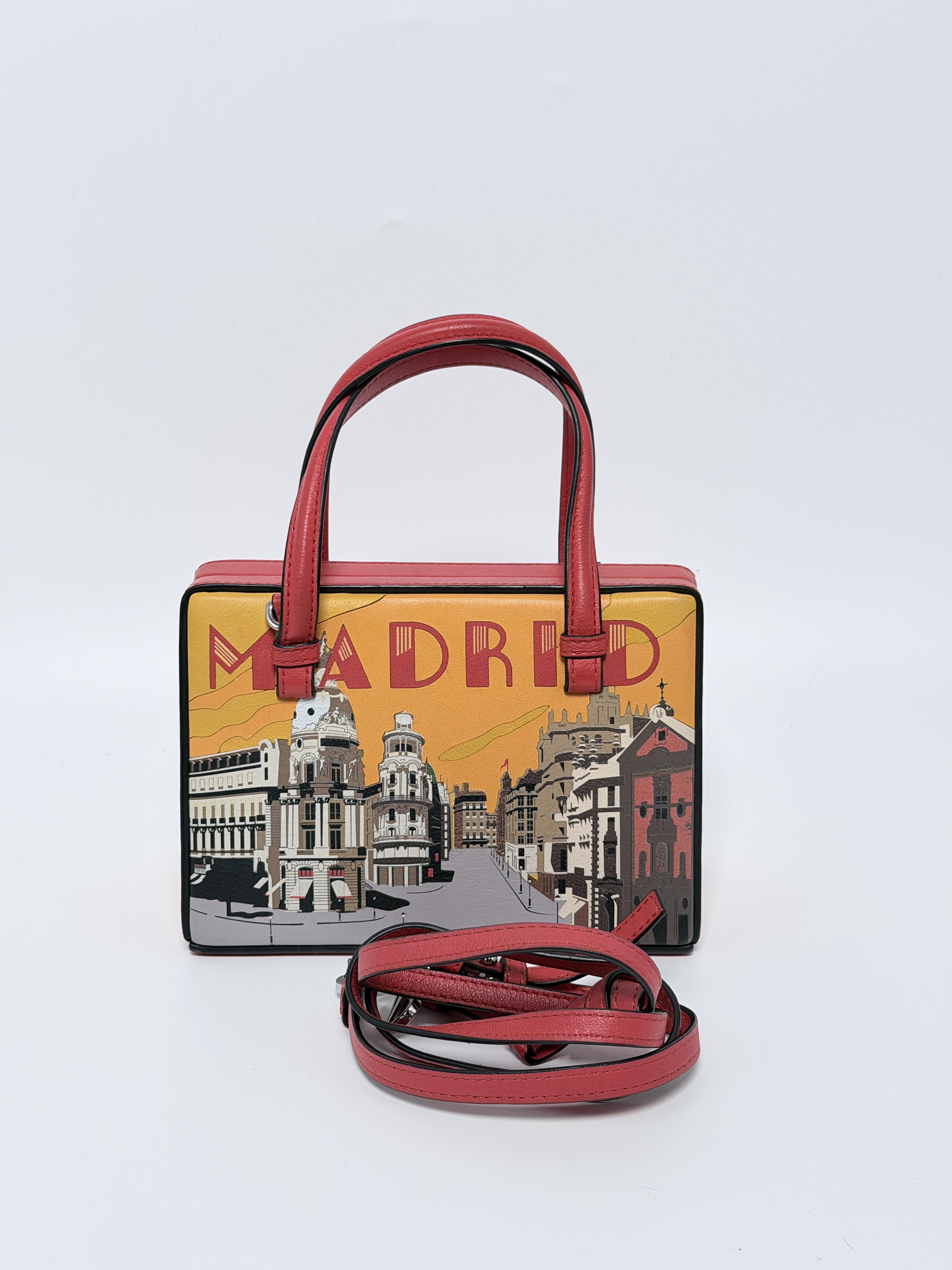 Pre-owned Loewe Leather Crossbody Bags Madrid Small Postal Bag Crossbody Handbag Authentic JD115LE