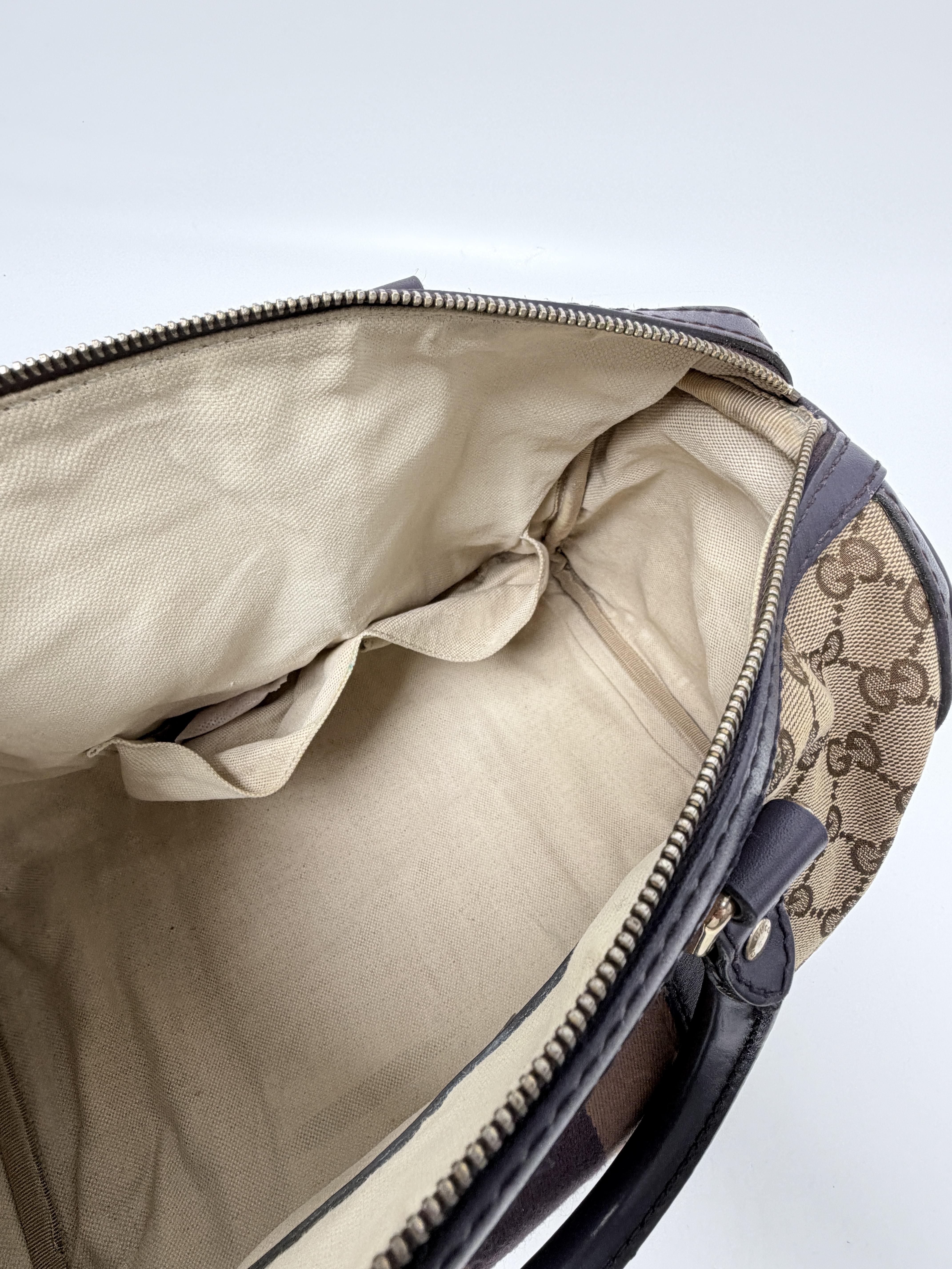 GG Vintage Web Medium Joy Boston Crossbody Shoulder Bag Handbag JD1070GG