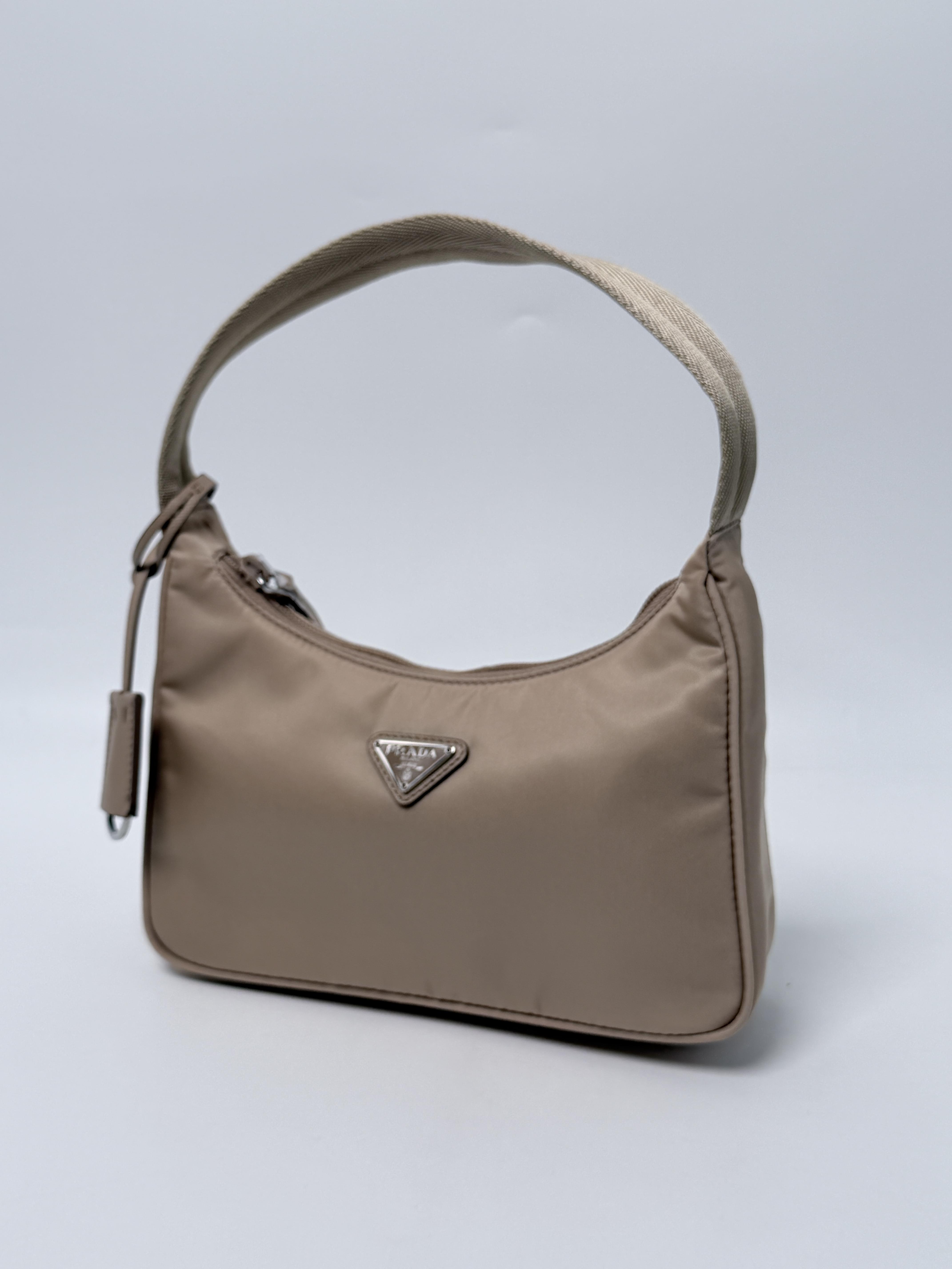 Beige Khaki Mini Hobo Handbag Shoulder Bag BB002PD