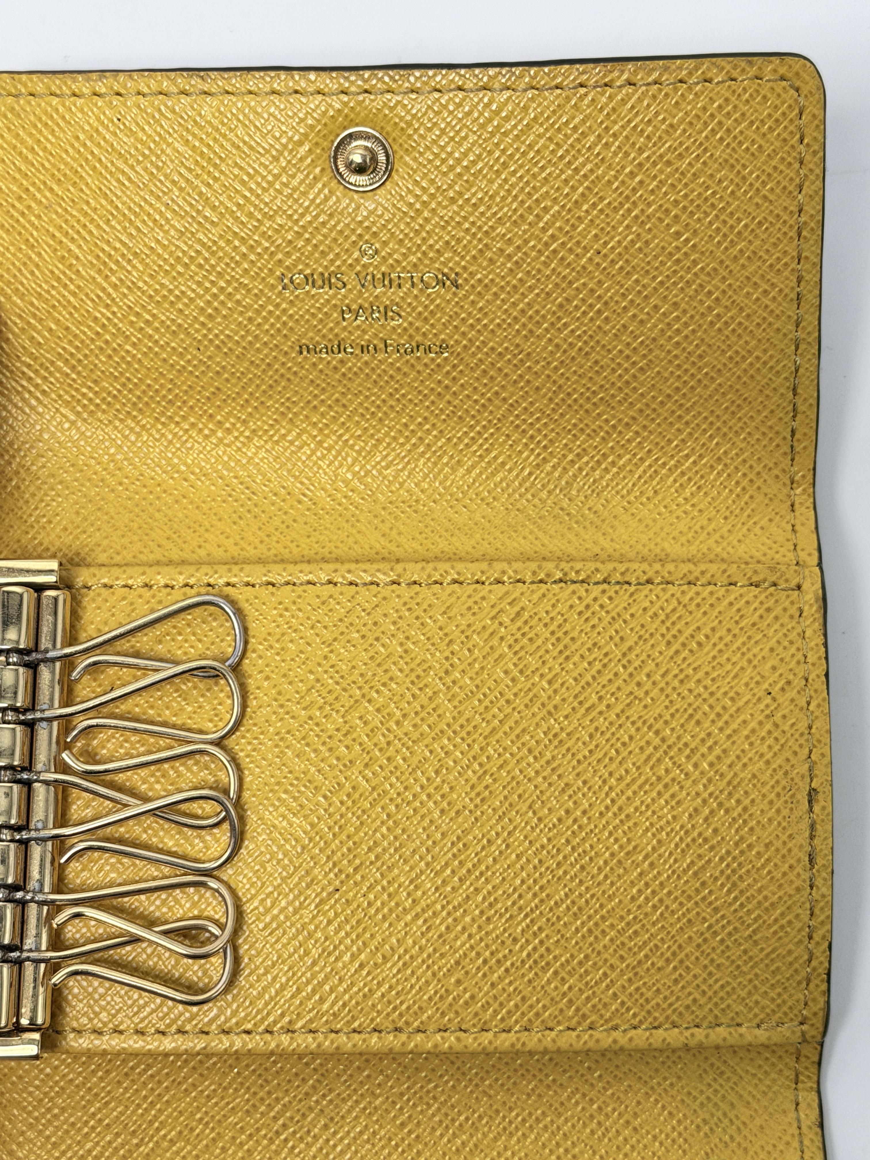 Monogram Multicles 6 Key Holder Armagnac Mimosa Yellow JD1667LV