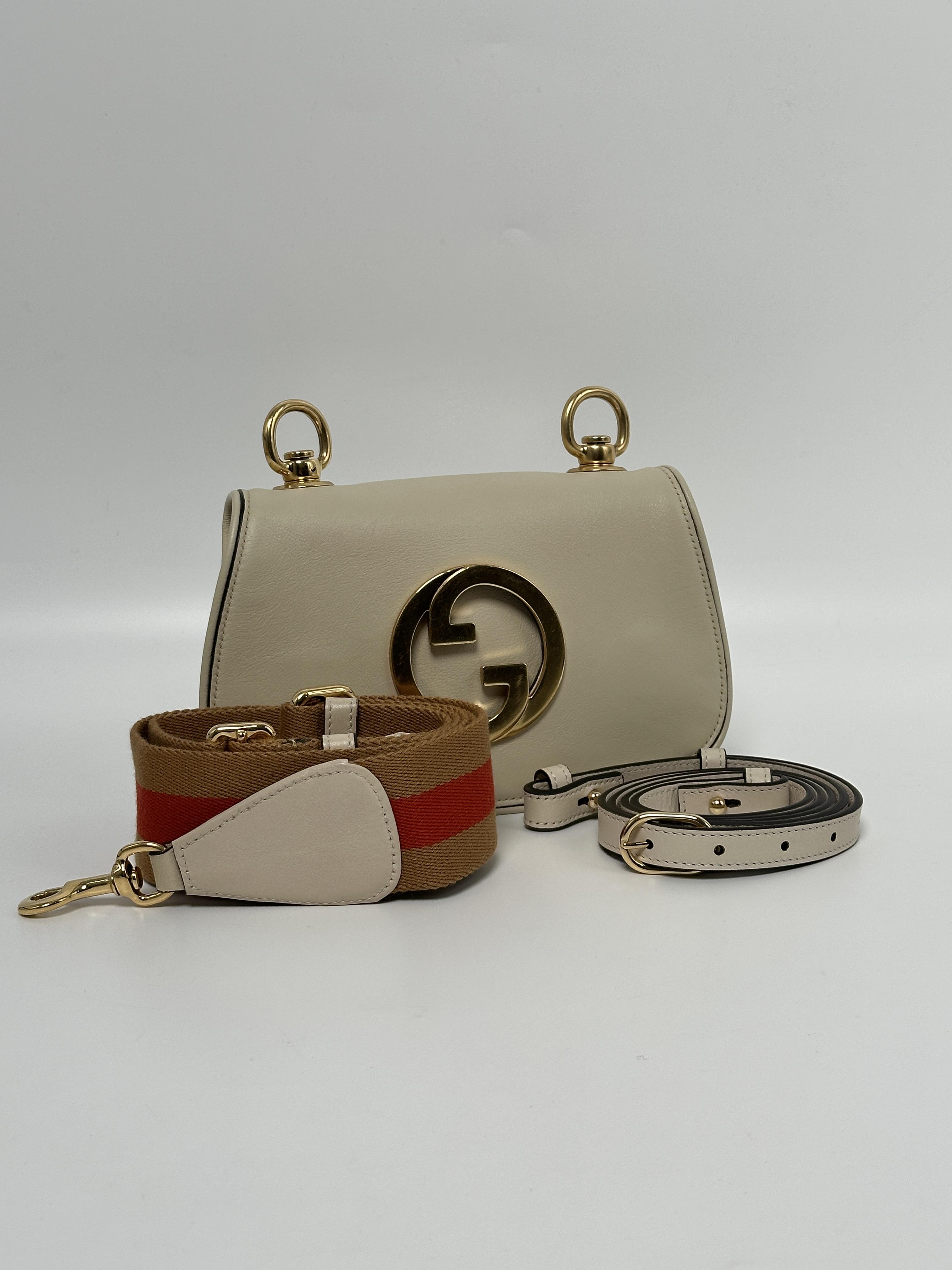 Pre-owned GUCCI LEATHER Shoulder Bags Blondie Shoulder Bag JD618GG