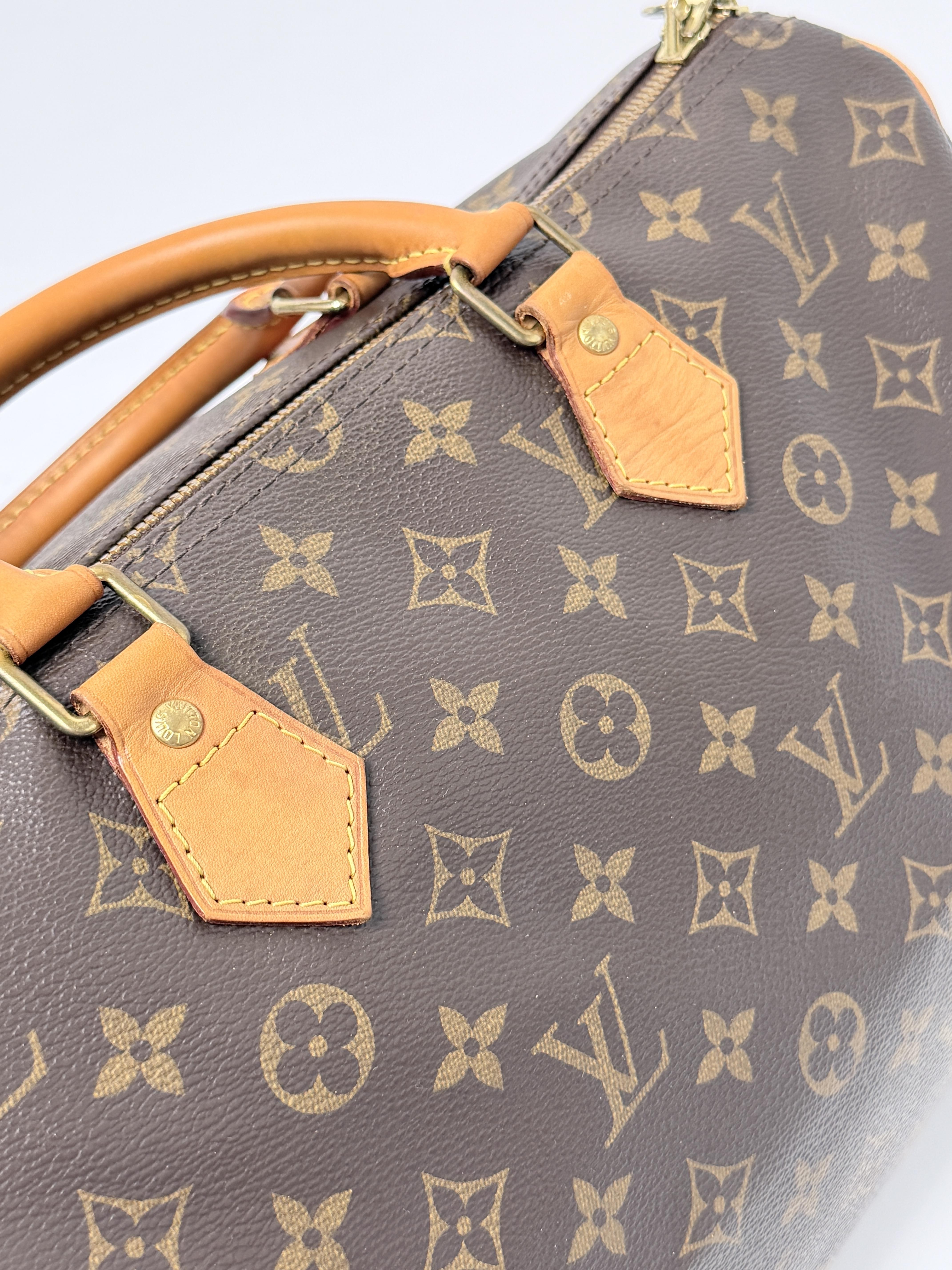 Speedy 35 Bandouliere Shoulder Bag Handle Handbag XU059LV