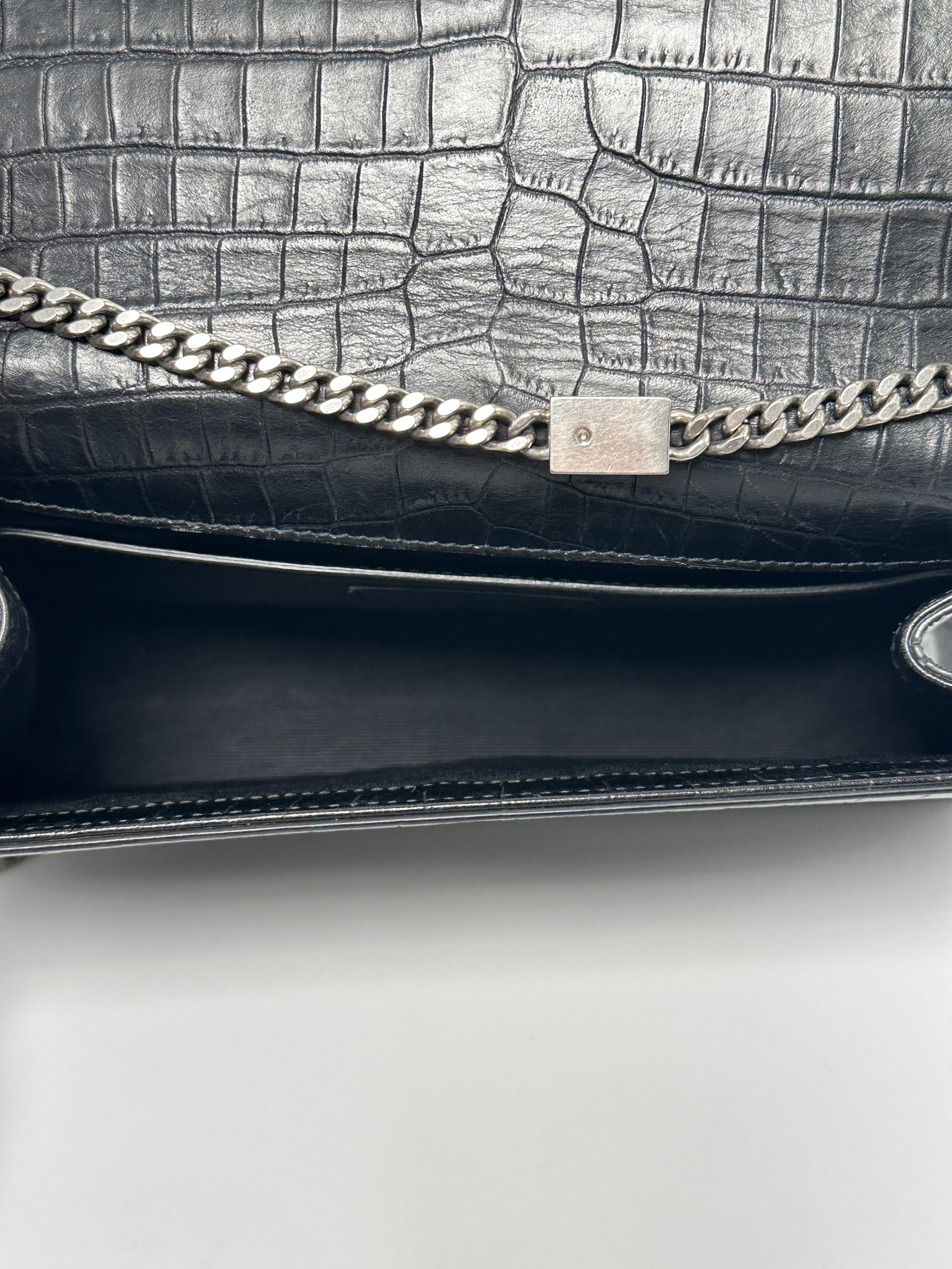 Pre-owned Yves Saint Laurent LEATHER Shoulder Bags Saint Laurent Black Kate Tassel Shoulder Bag JE532YL