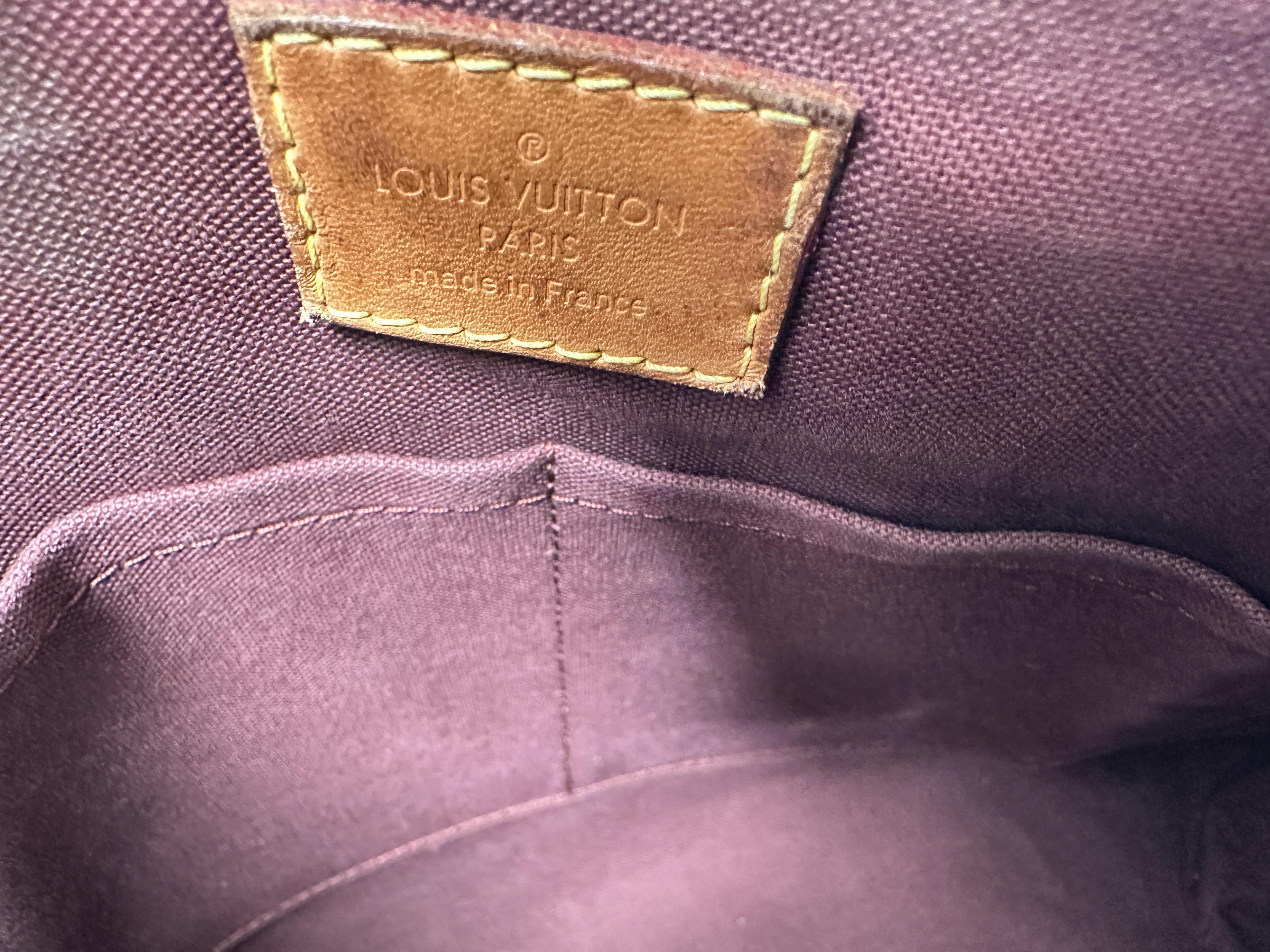 Pre-owned Louis Vuitton canvas and leather Shoulder Bags Monogram Pallas Satchel Shoulder Bag JD438LV
