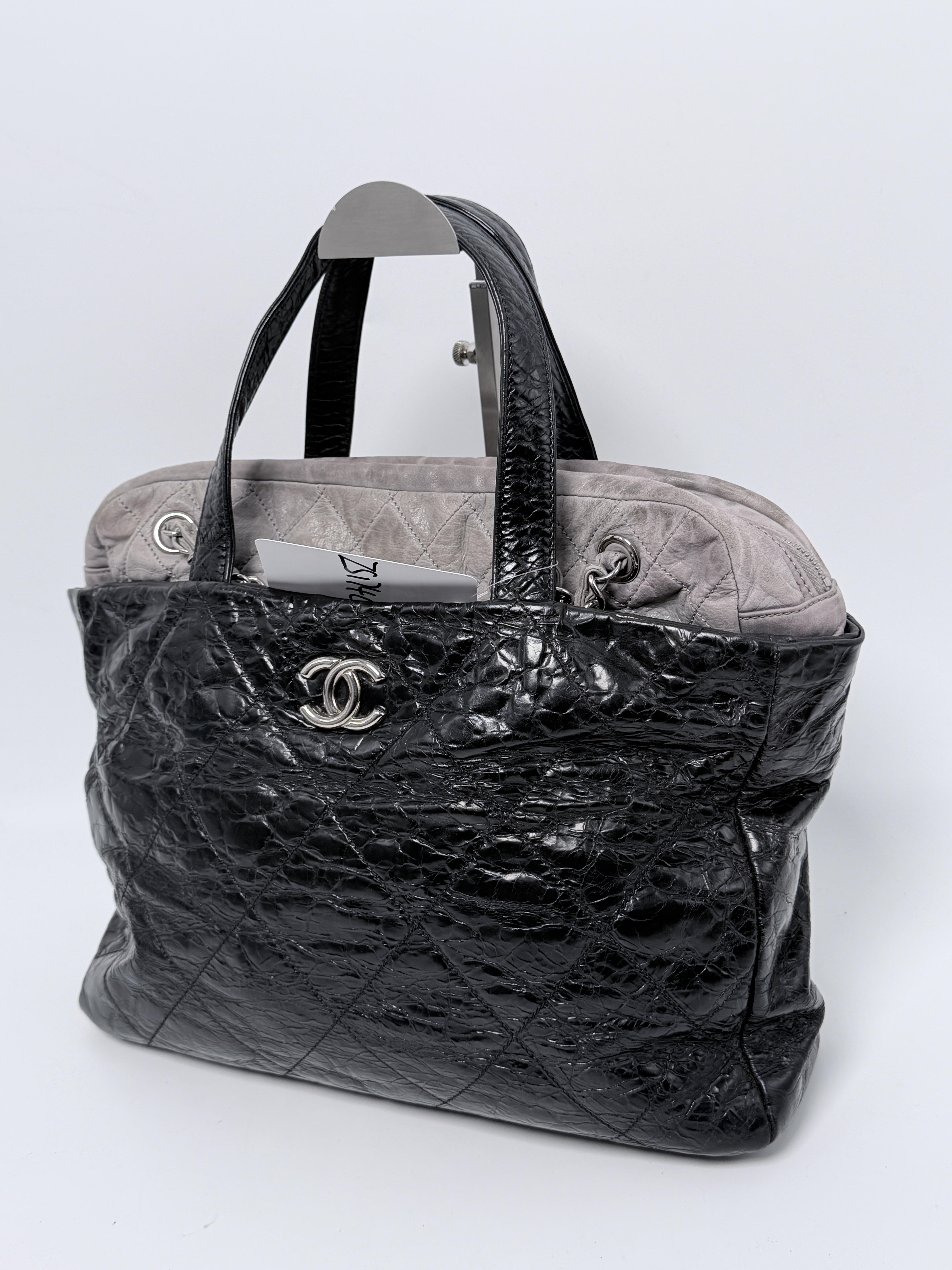 Pre-owned CHANEL leather Shoulder Bags Portobello Tote Shoulder Bag ZS174CC
