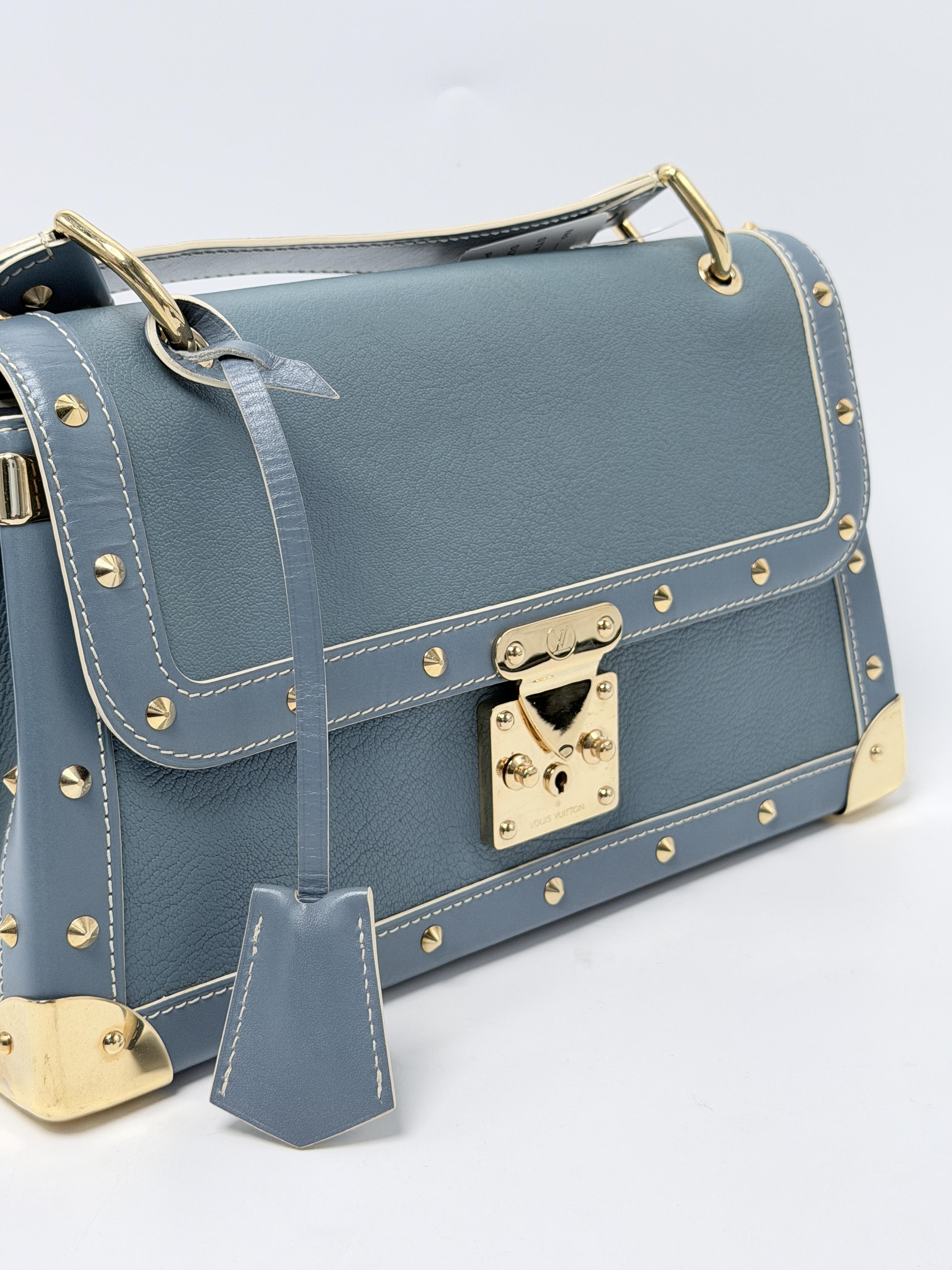 Suhali Le Talentueux Shoulder Bag Blue GHW JP022LV