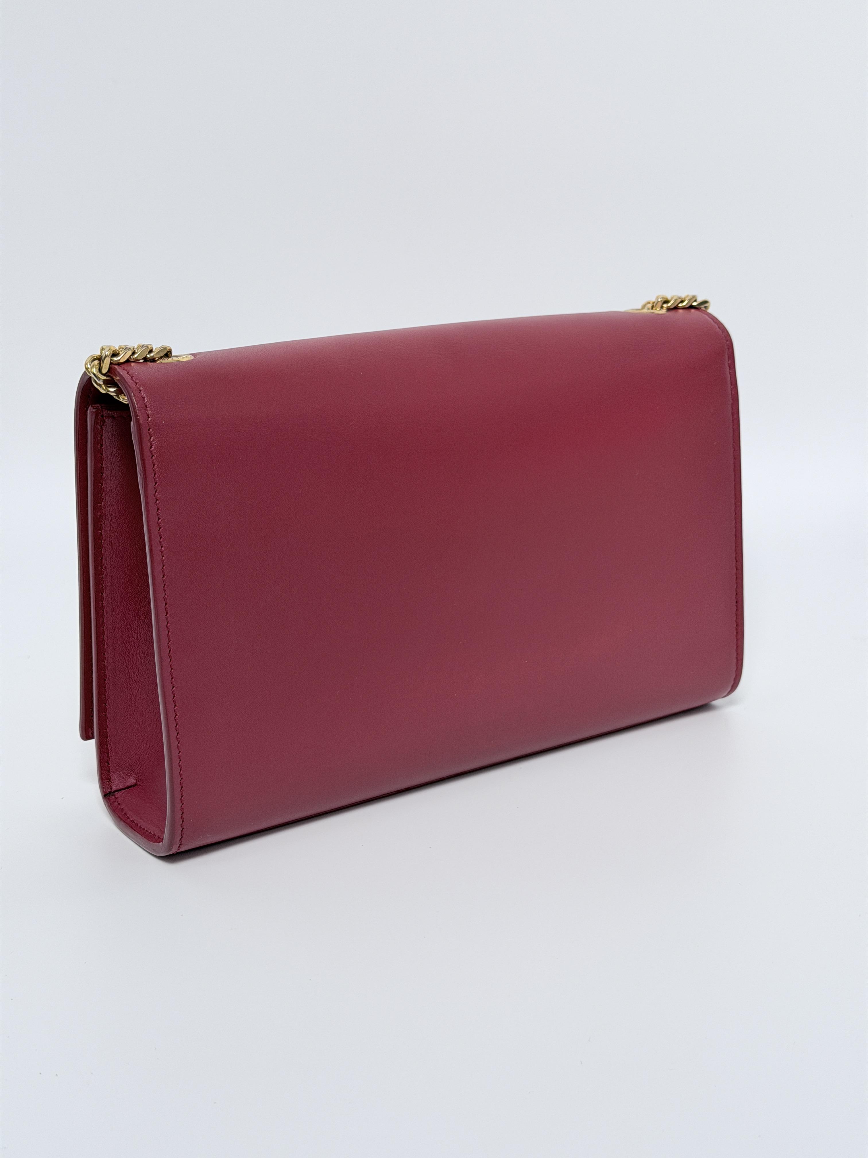 Pre-owned Yves Saint Laurent Leather Crossbody Bags Saint Laurent Kate Tassel Chain Shoulder Bag YS30FEI