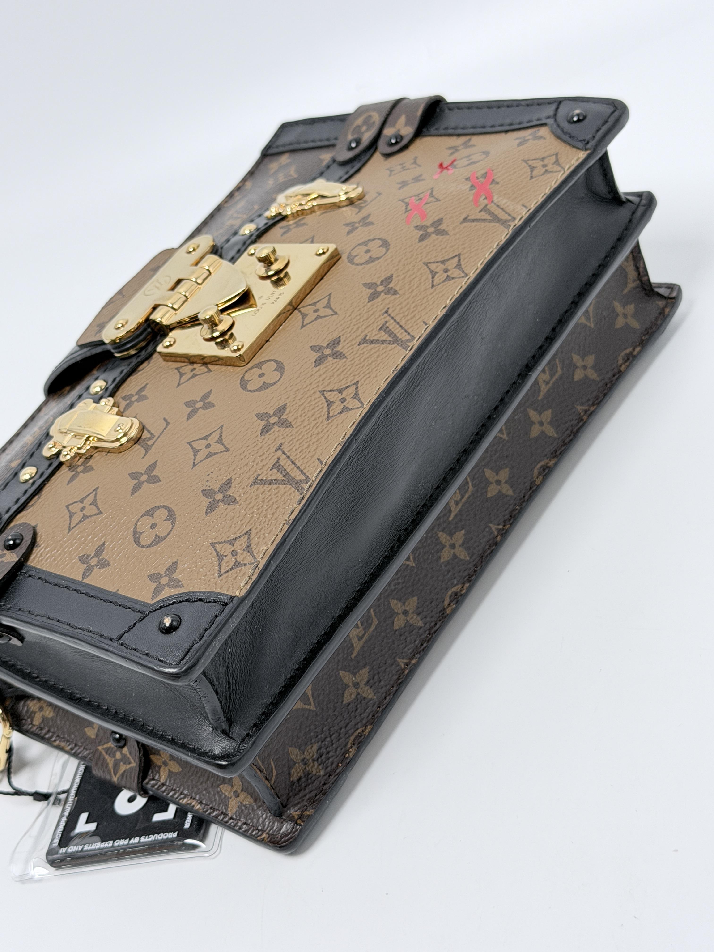 Monogram Reverse Trunk Clutch Crossbody Bag JD1221LV