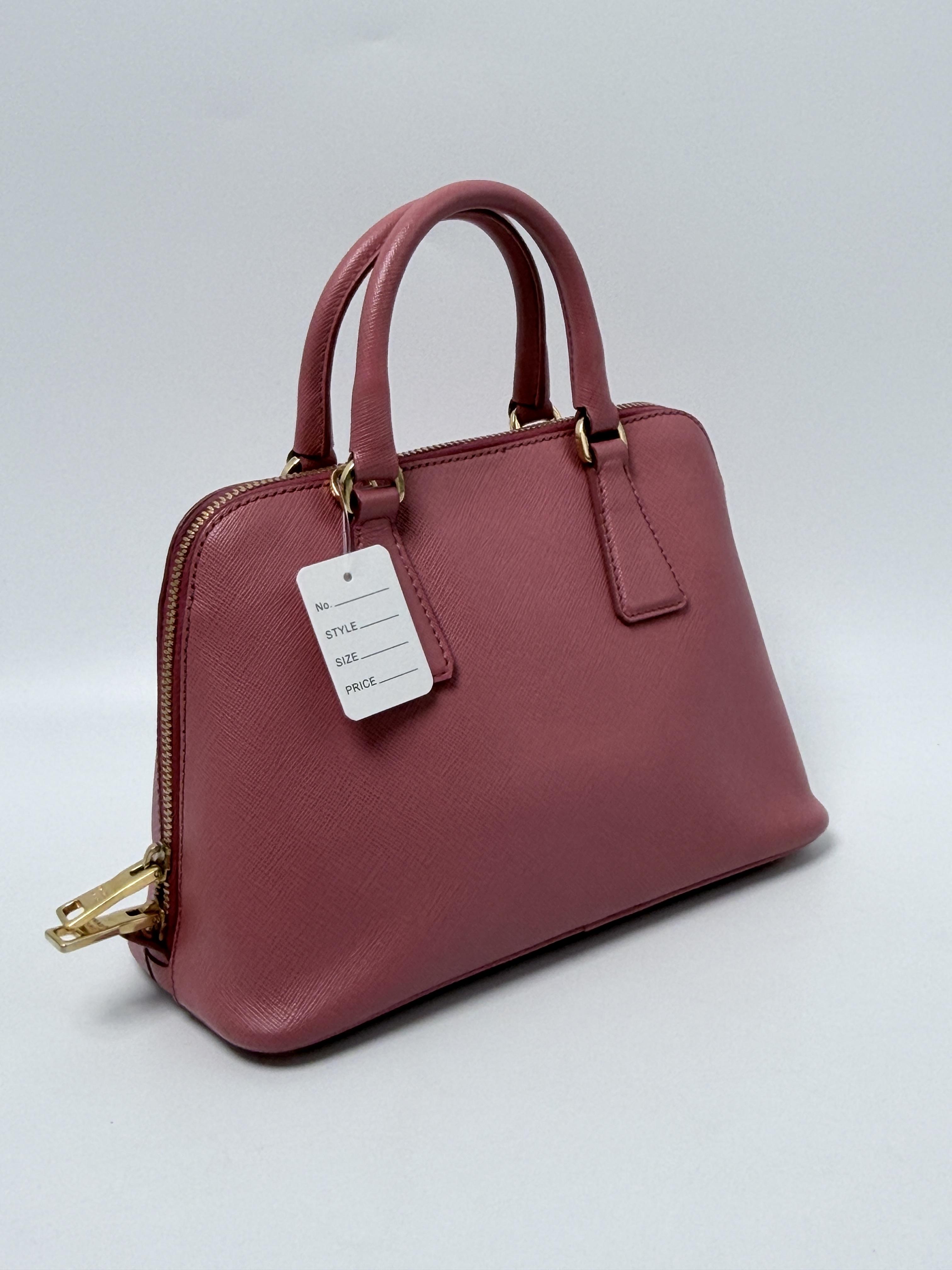 Promenade Small Crossbody Top Handle Bag Pink BIN004PR
