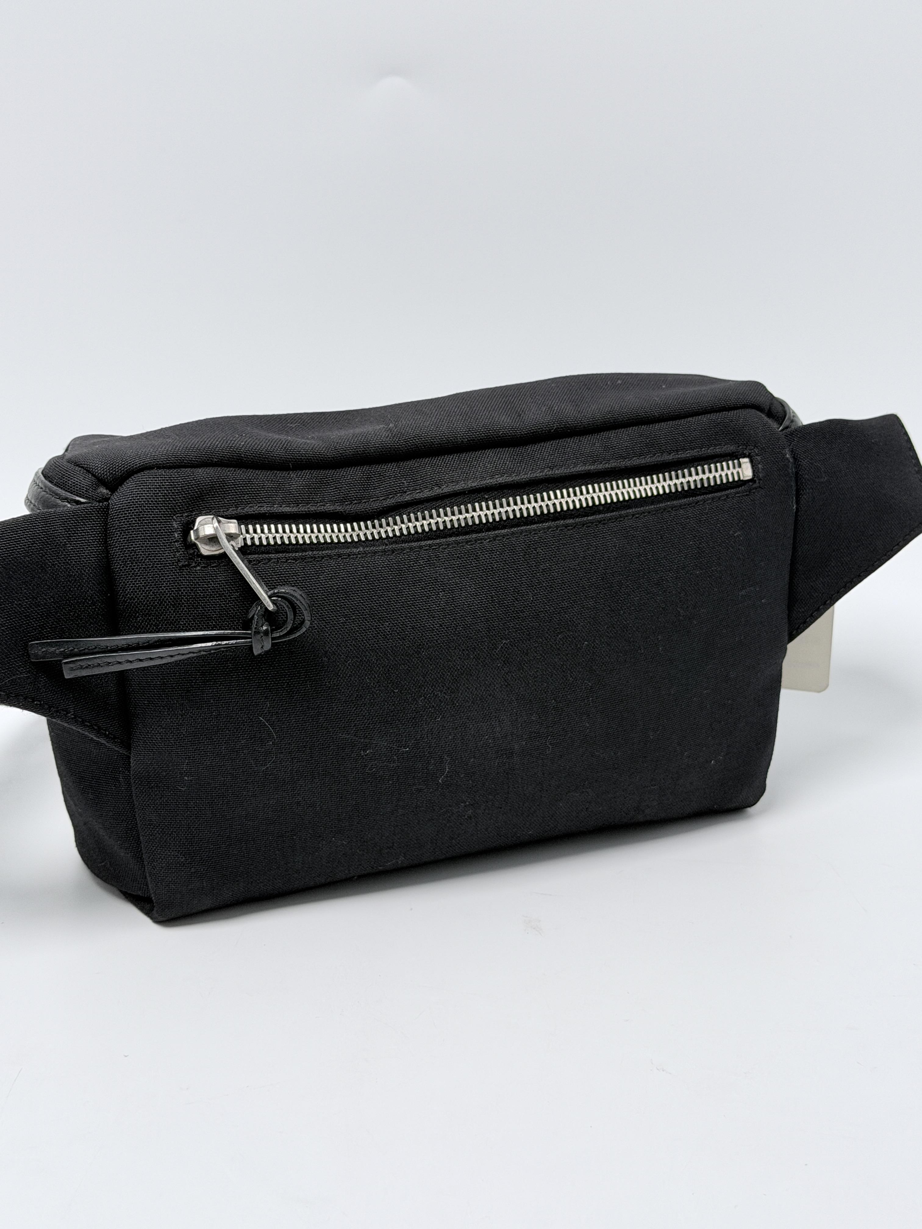 Saint Laurent Black City Belt Bag Fanny Pack Sling Crossbody JP002YS