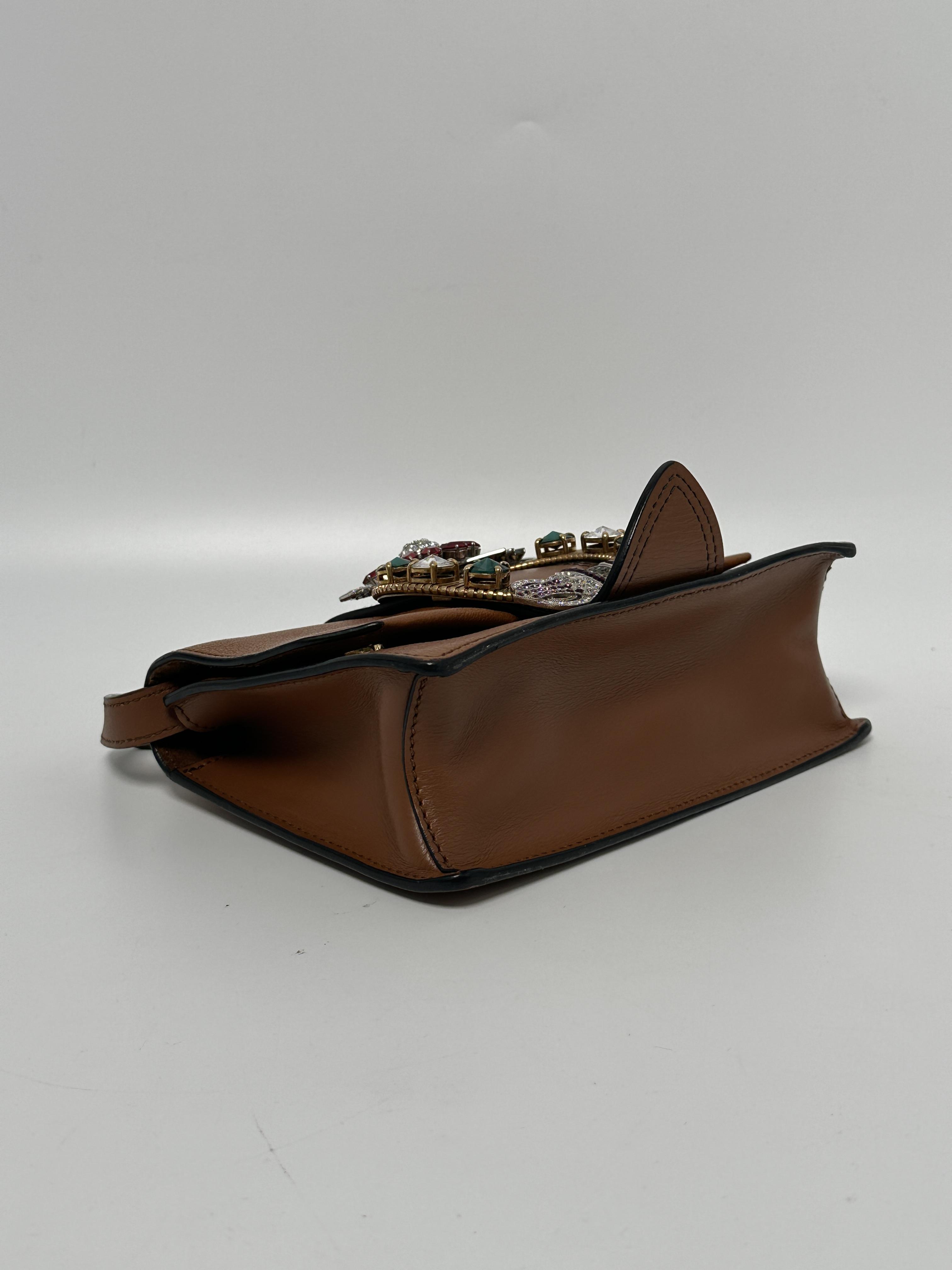 Dahlia Crystal Buckle Shoulder Bag ZS001MM