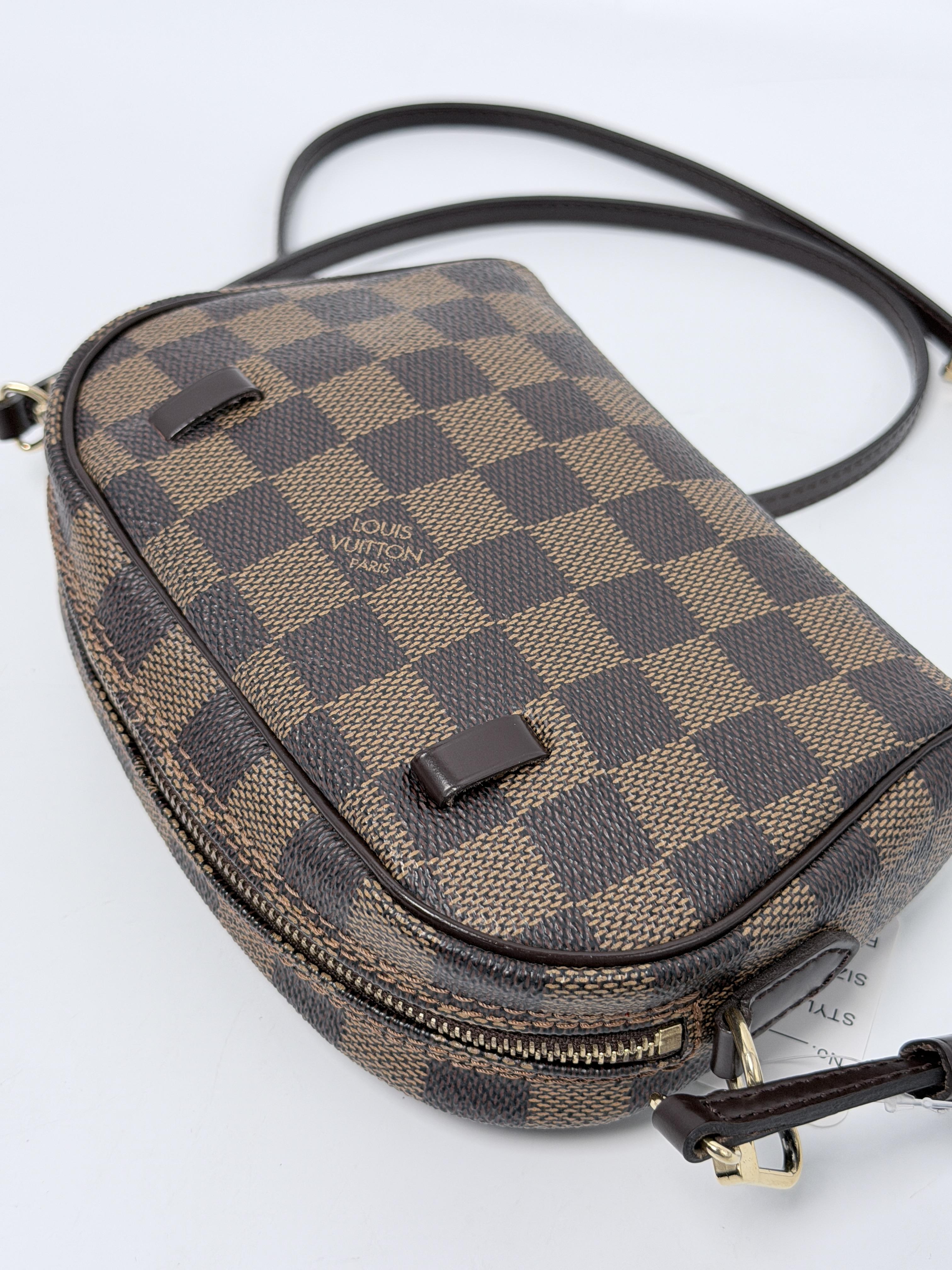 Blois Damier Ebene Crossbody Camera Bag Belt Fanny Pack XU043LV
