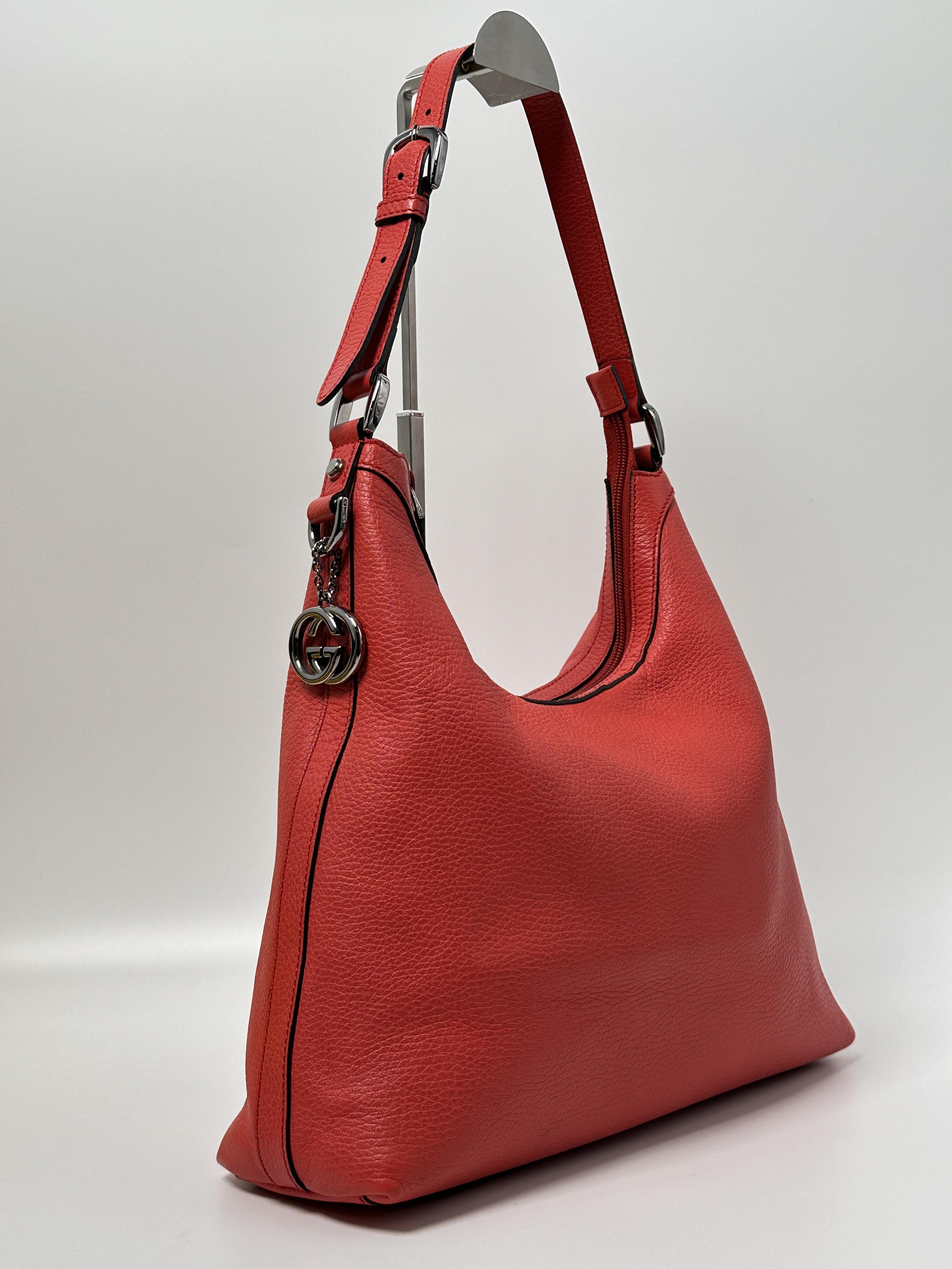 Red Interlocking G Hobo Shoulder Bag JD750GG