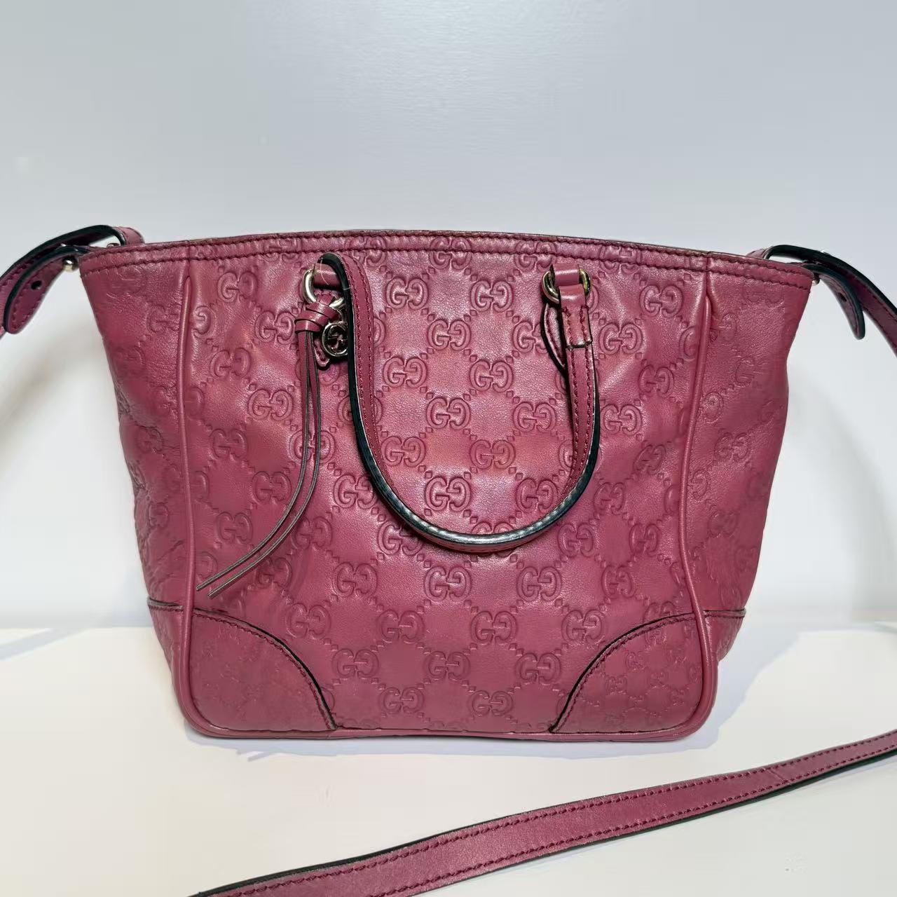 Pre-owned GUCCI Leather Crossbody Bags Bree handbag GG53JX