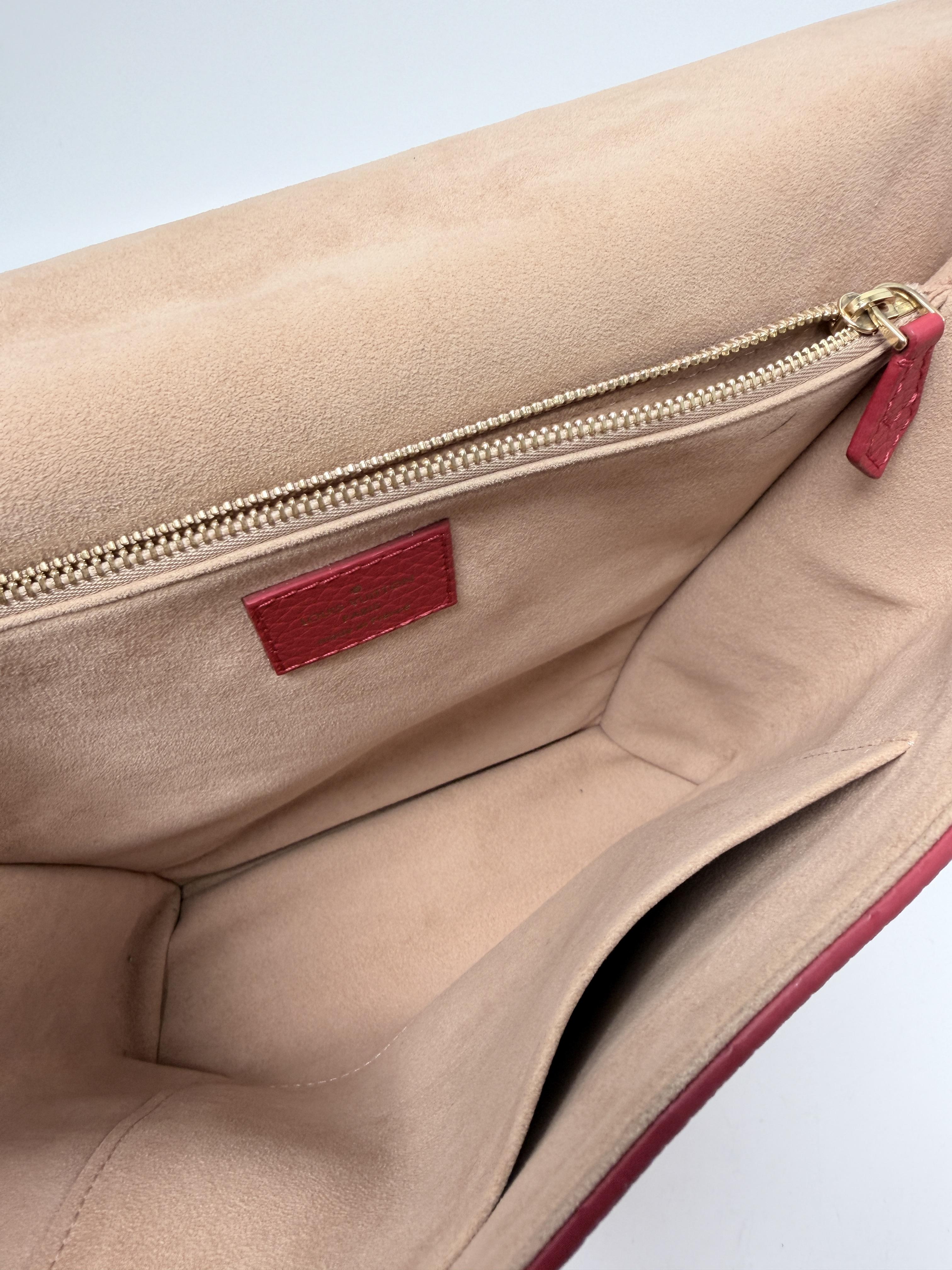 Coquelicot Taurillon Volta 2 Way Bag P064LV
