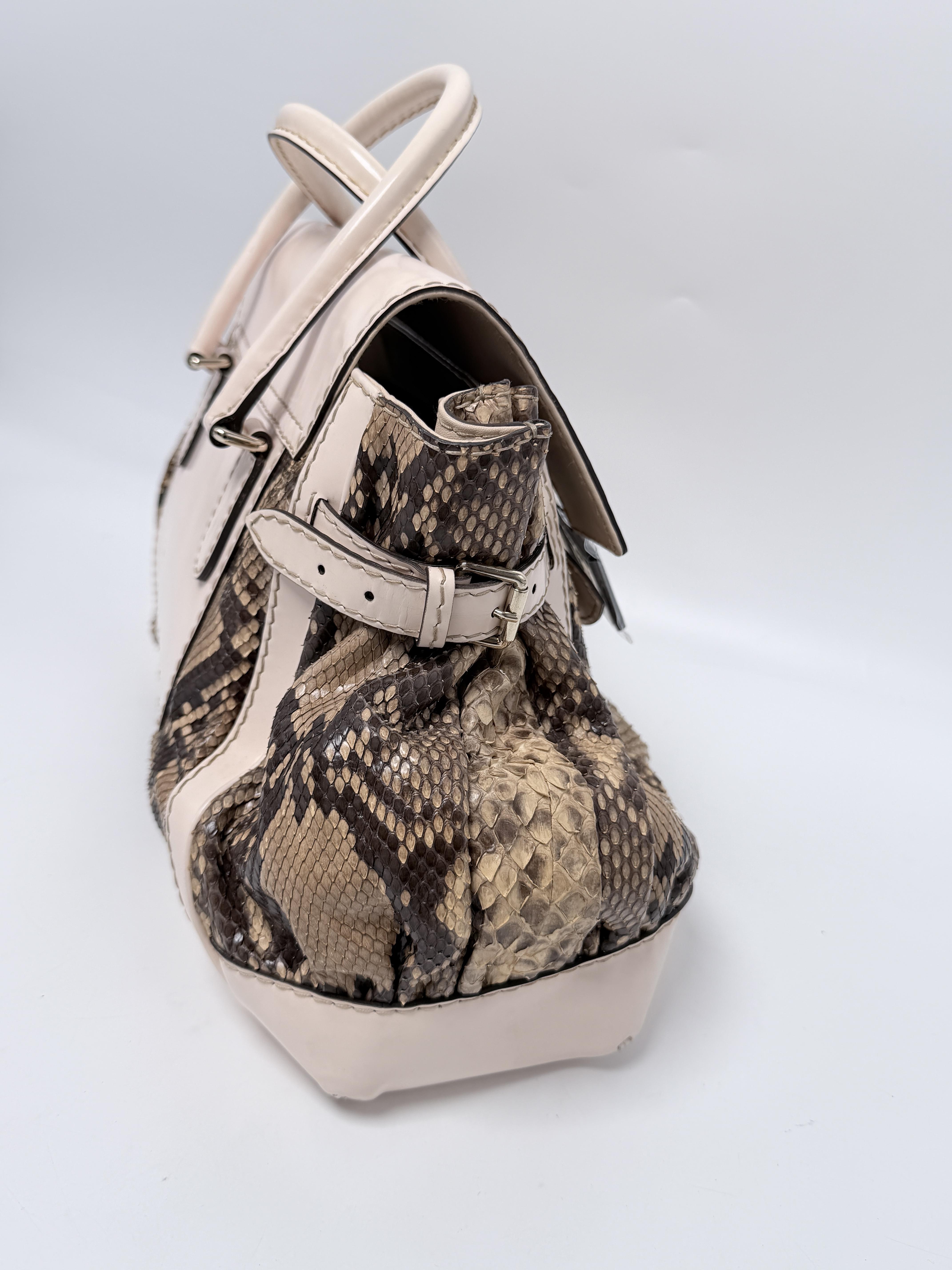 Hysteria Top Handle Bag Cream Shoulder Handbag Bow Clasp JD1208GG
