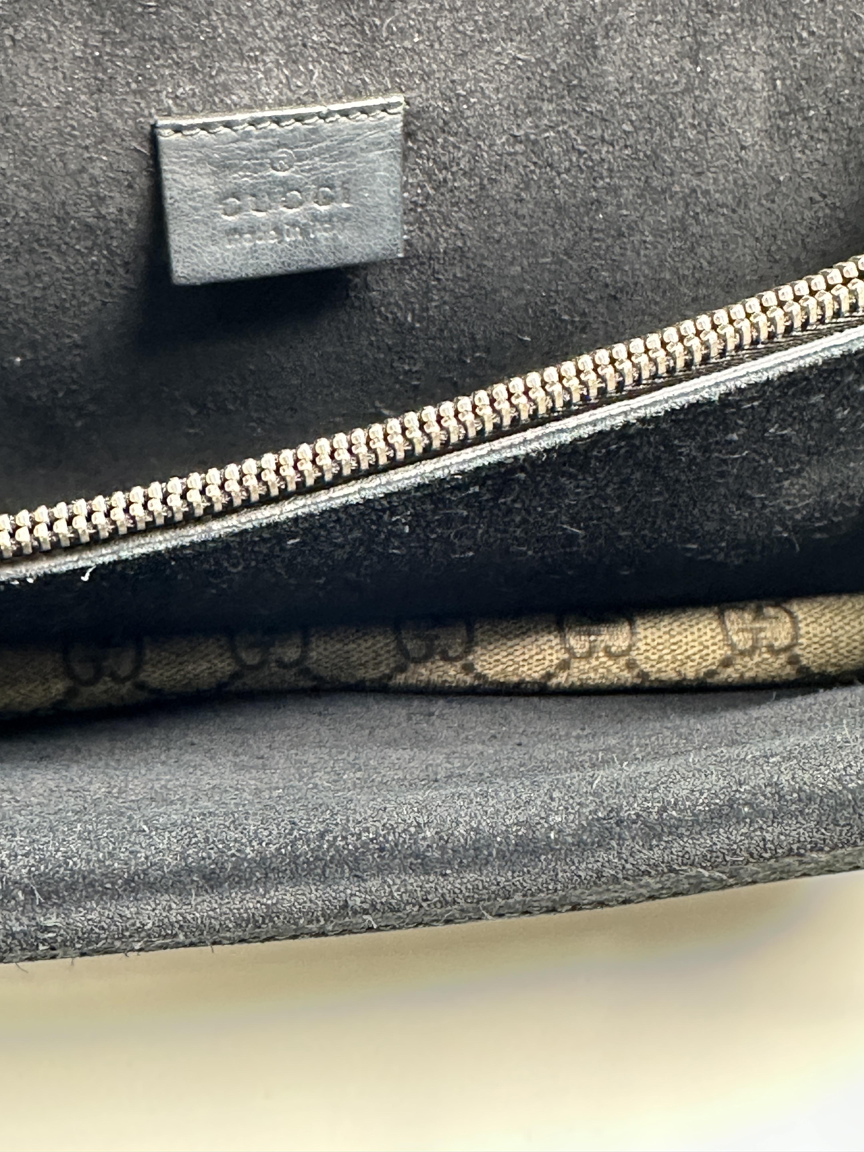 Pre-owned GUCCI Canvas Shoulder Bags GG Supreme Dionysus Small Shoulder Bag Chain Handbag Black ZS052GG