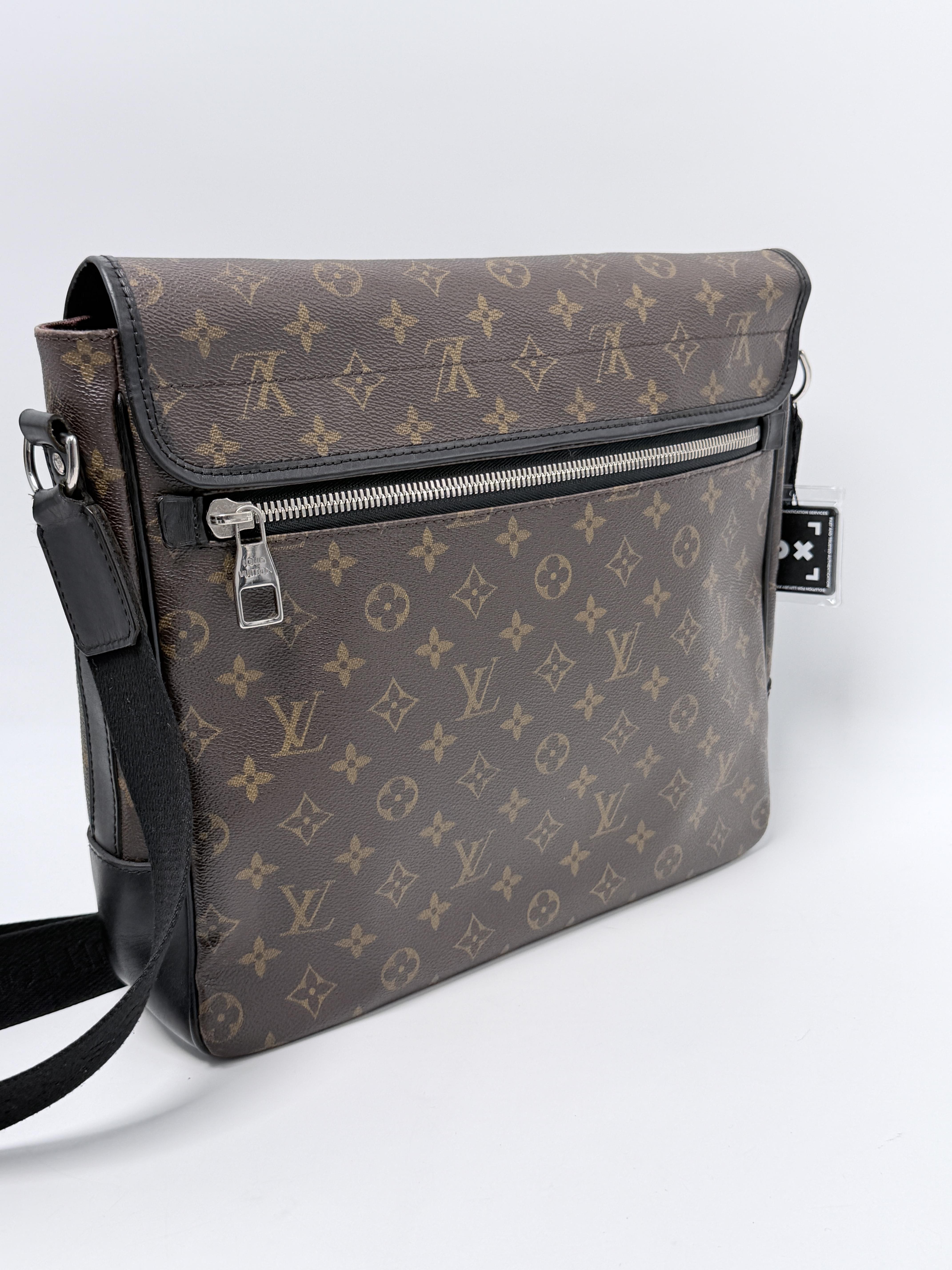 Monogram Macassar Bass GM Large Messenger Crossbody Bag JD1334LV