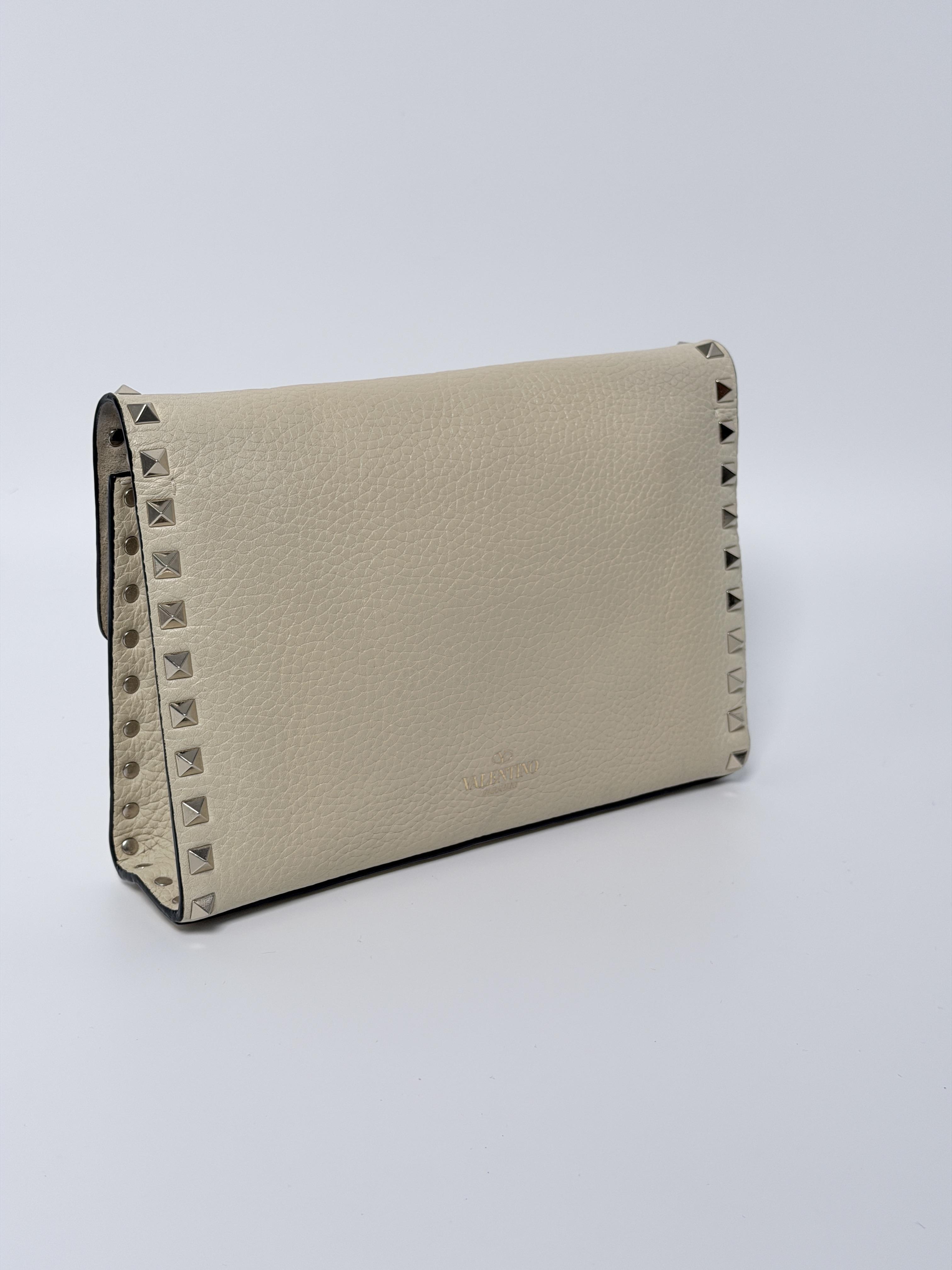 Valentino authentic Rockstud clutch crossbody bag shoulder bag JXVL02