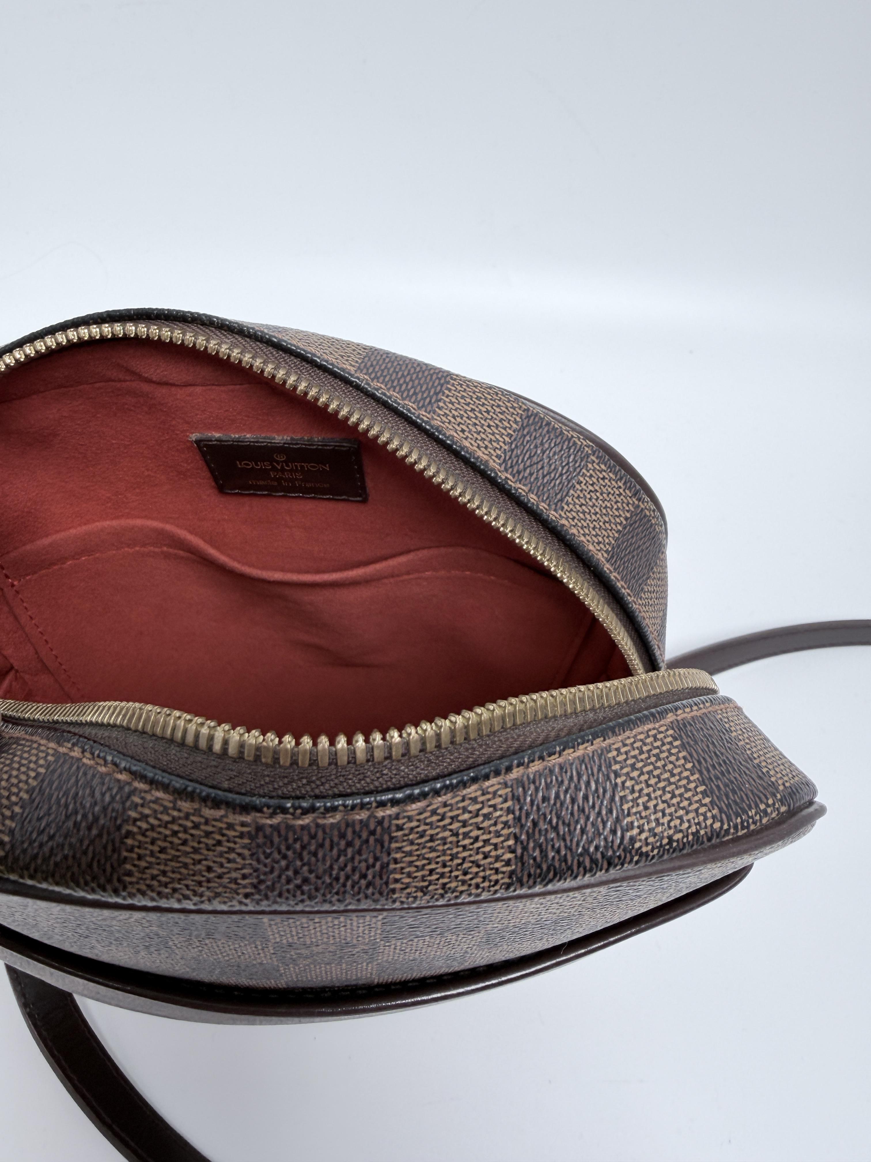 Pre-owned Louis Vuitton Canvas Shoulder Bags Damier Ebene Ipanema PM Crossbody Bag Shoulder BIN007LV