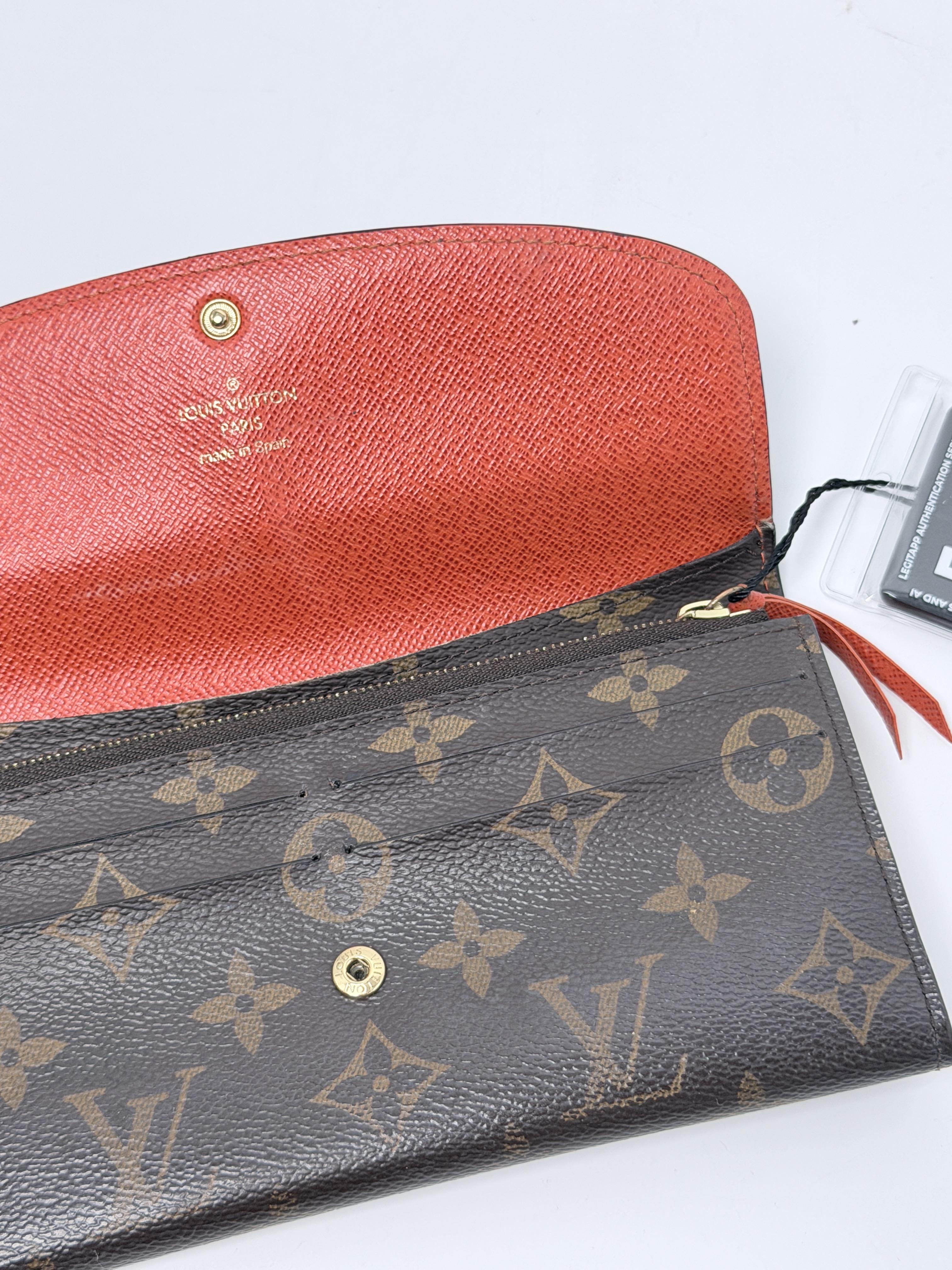 Monogram Josephine Long Envelope Wallet Orange JD1131LV