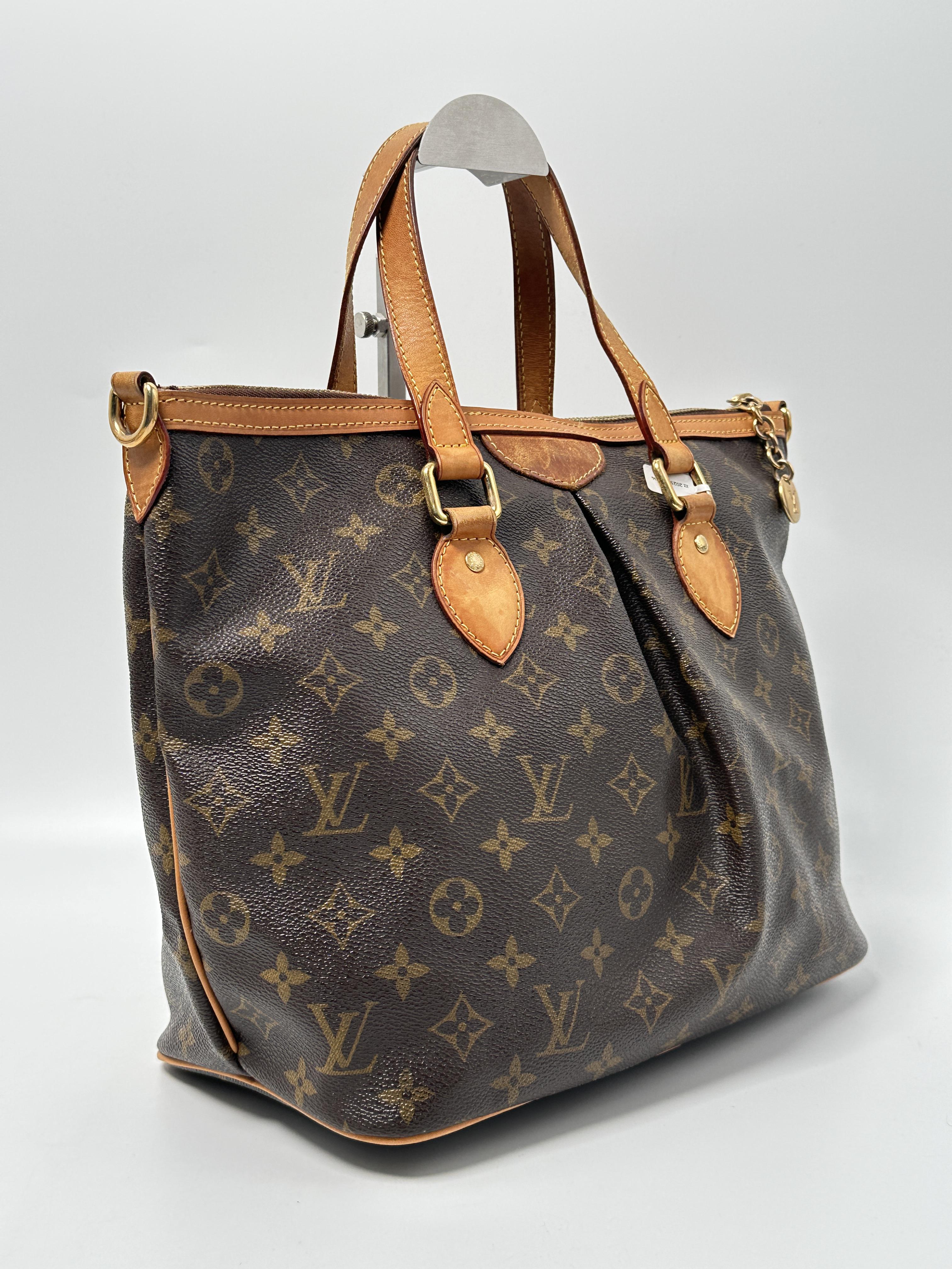 Monogram Palermo PM Tote Bag Shoulder Handbag Top Handle Bag zz2025110704