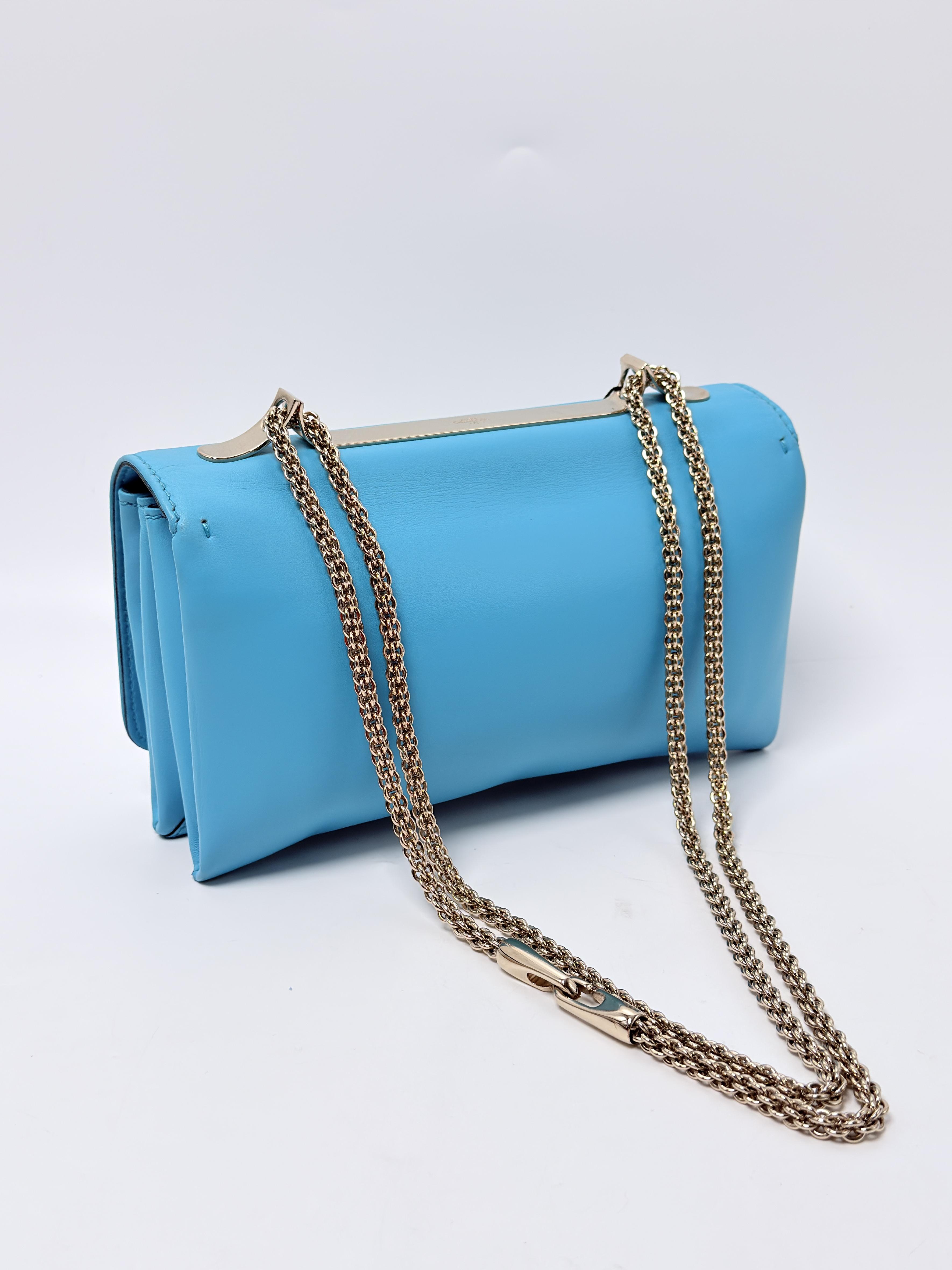 Garavani Va Va Voom Turquoise Rockstud Shoulder Crossbody Bag JD1551VL