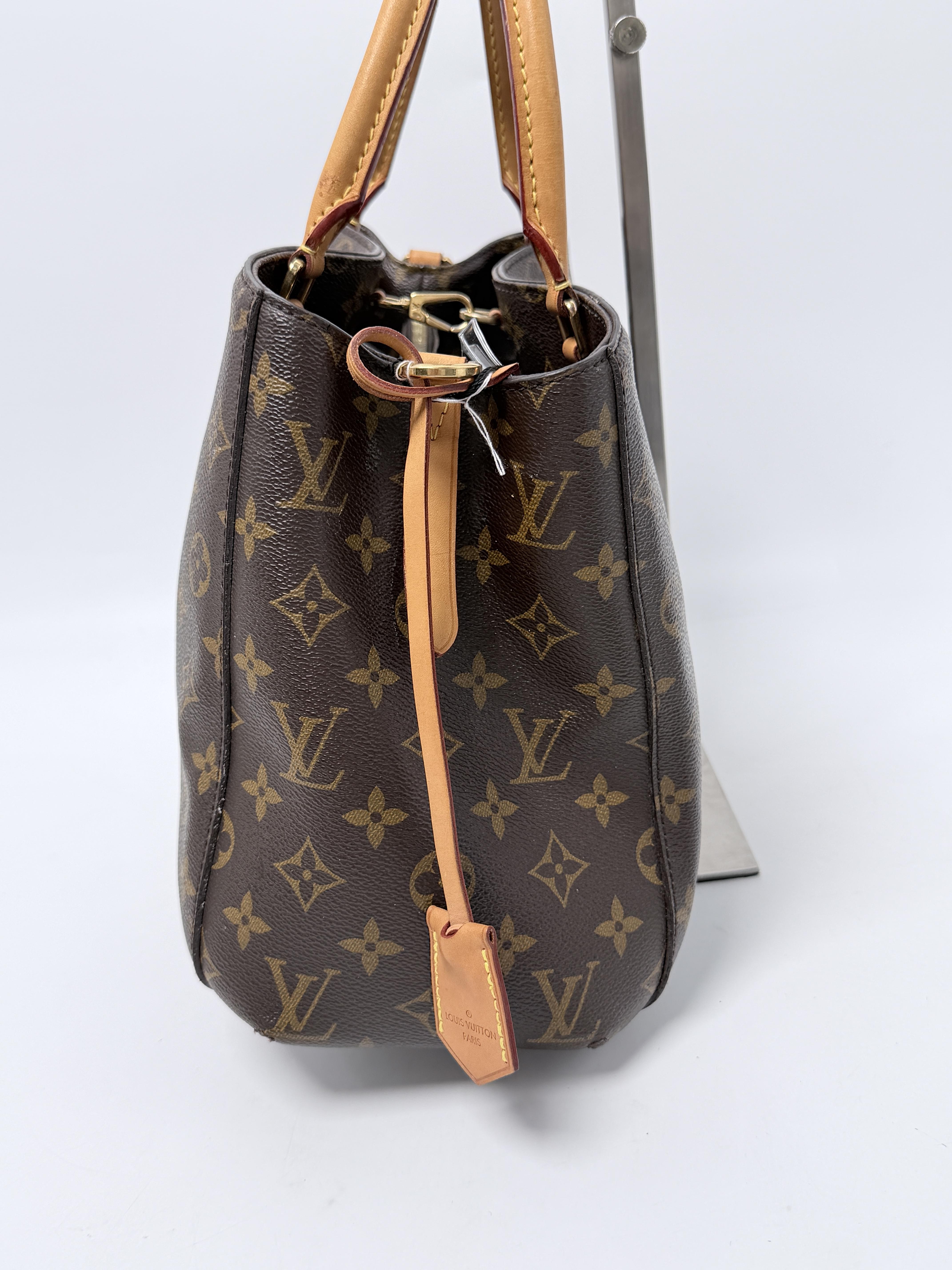 Montaigne MM Monogram Shoulder Bag Handle Handbag JE765LV