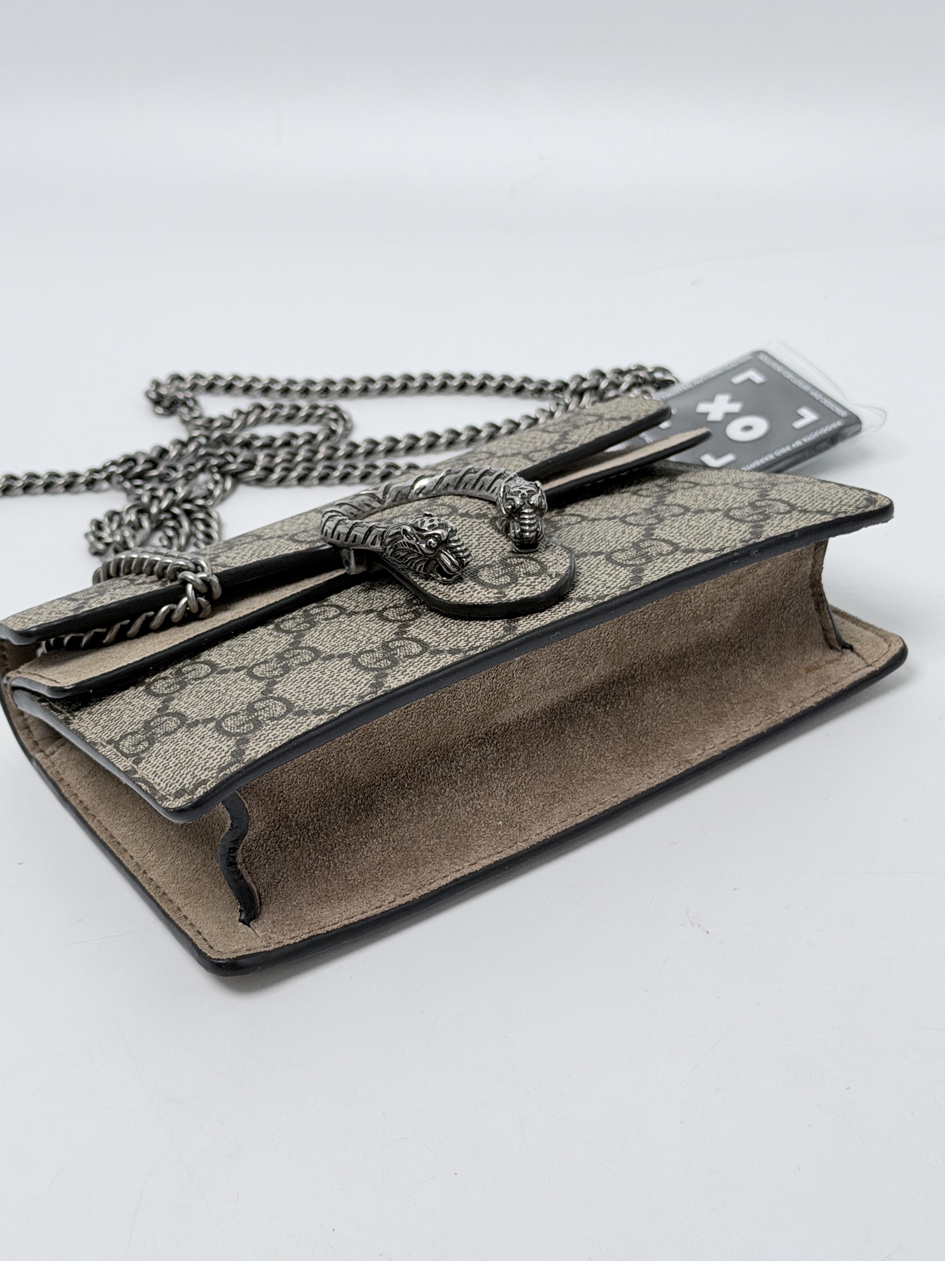 Dionysus GG Supreme Super Mini Chain Crossbody Bag JD1328GG