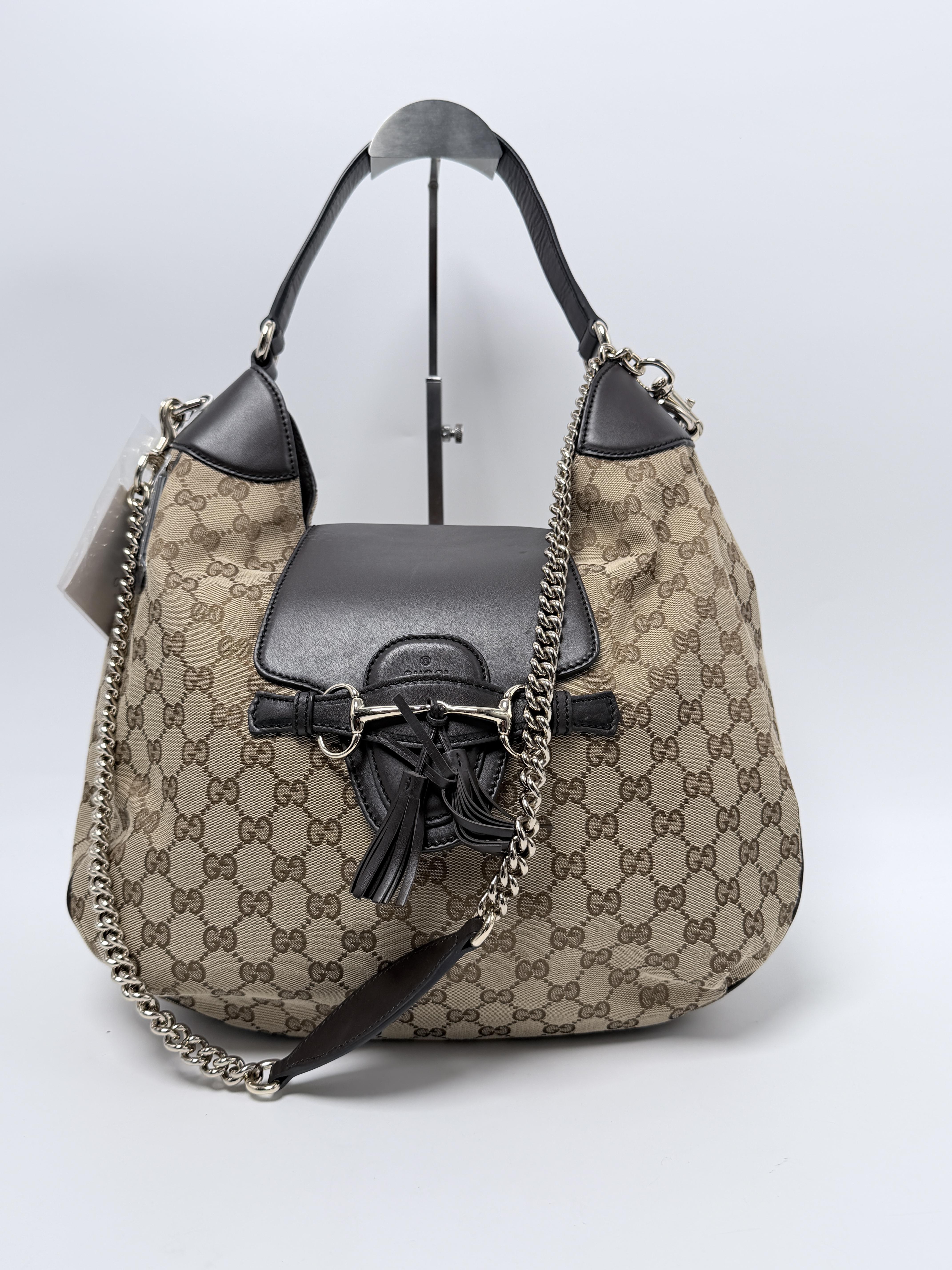 GG Medium Emily Flap Hobo Bag JD1368GG