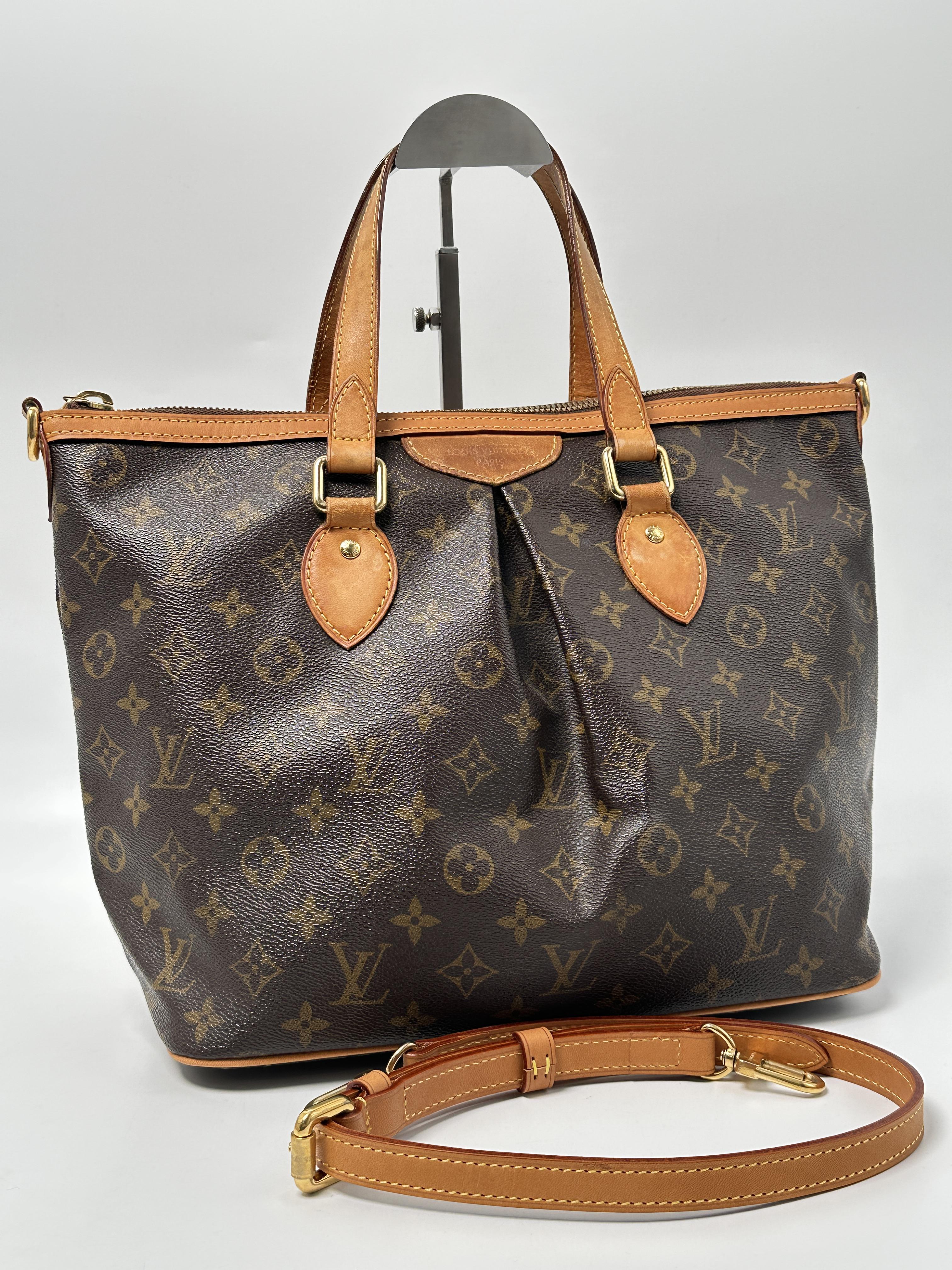 Monogram Palermo PM Tote Bag Shoulder Handbag Top Handle Bag zz2025110704