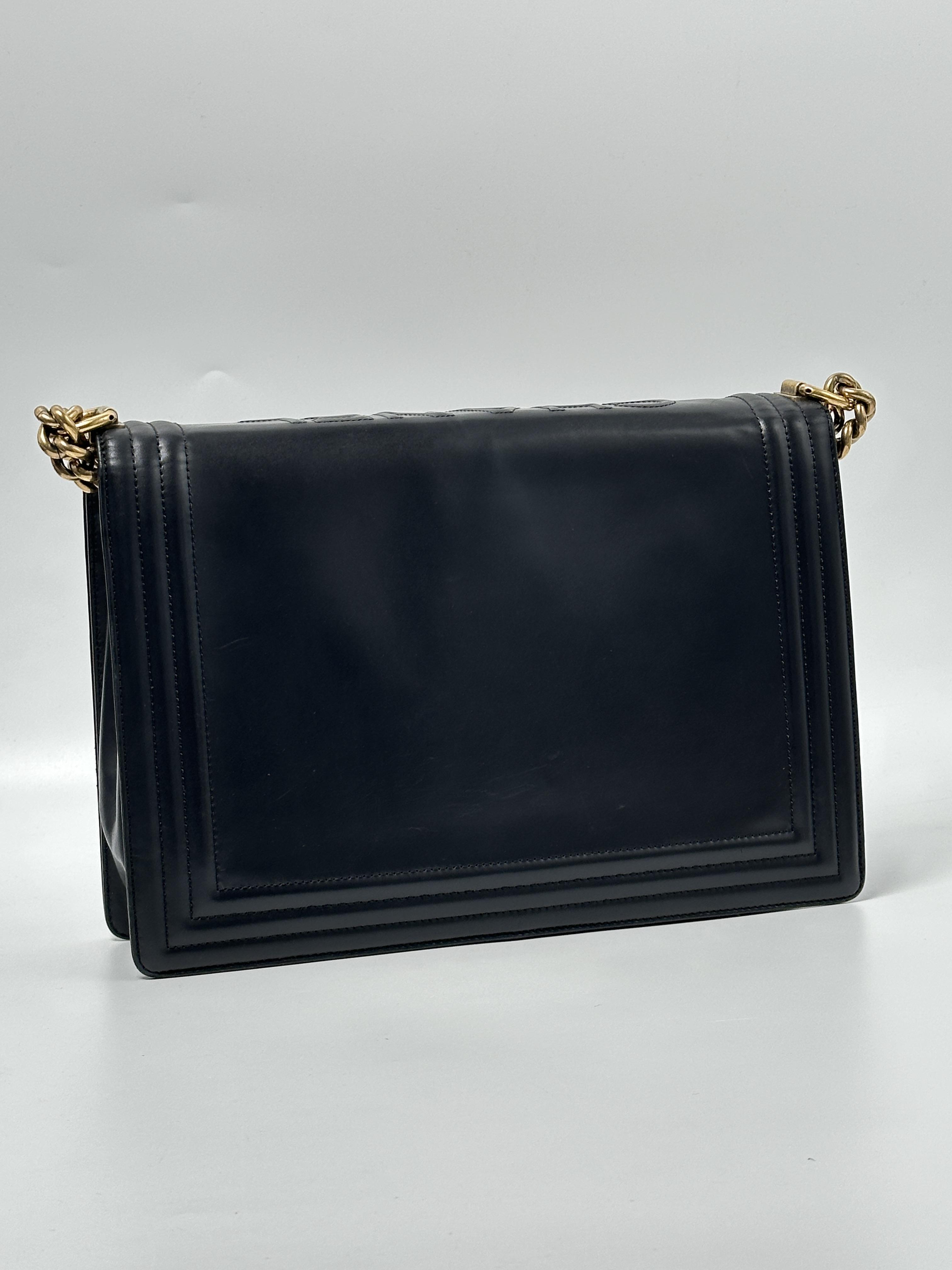 Pre-owned CHANEL leather Shoulder Bags Black Flap Shoulder Bag XU008CC