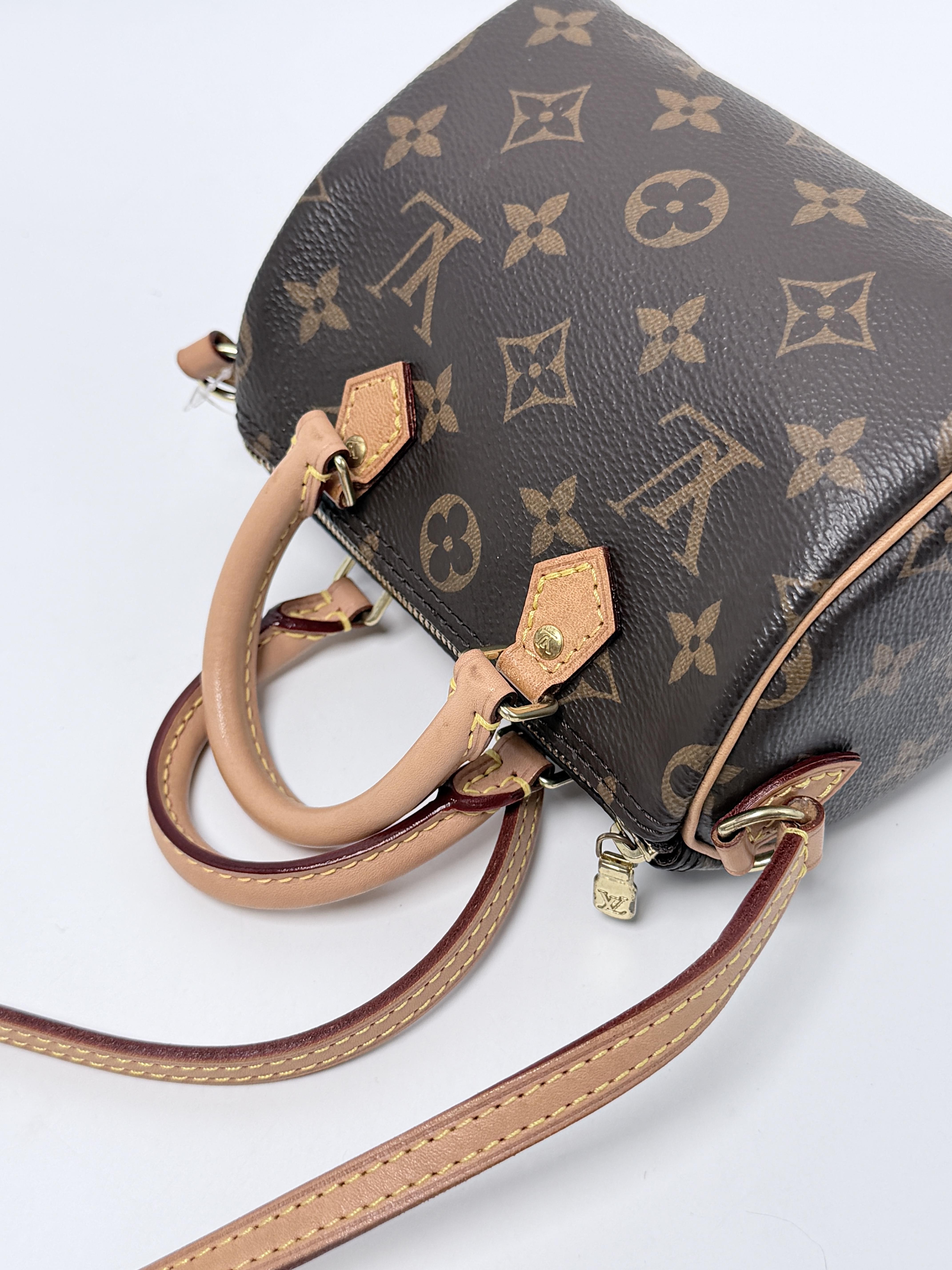 Monogram Nano Speedy Shoulder Bag XU087LV
