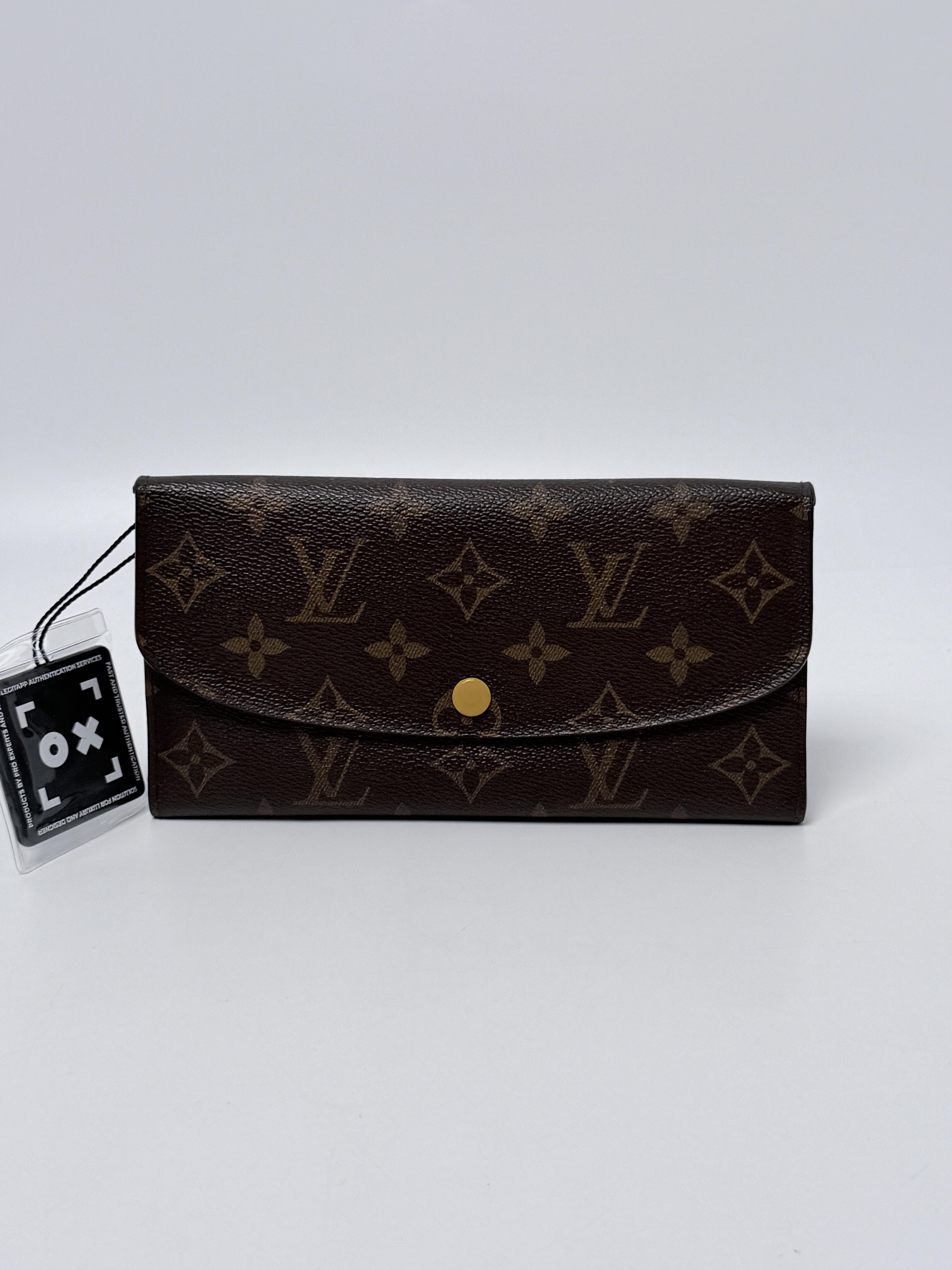 Emilie Mimosa Yellow Monogram Long Envelope Wallet JD1084LV