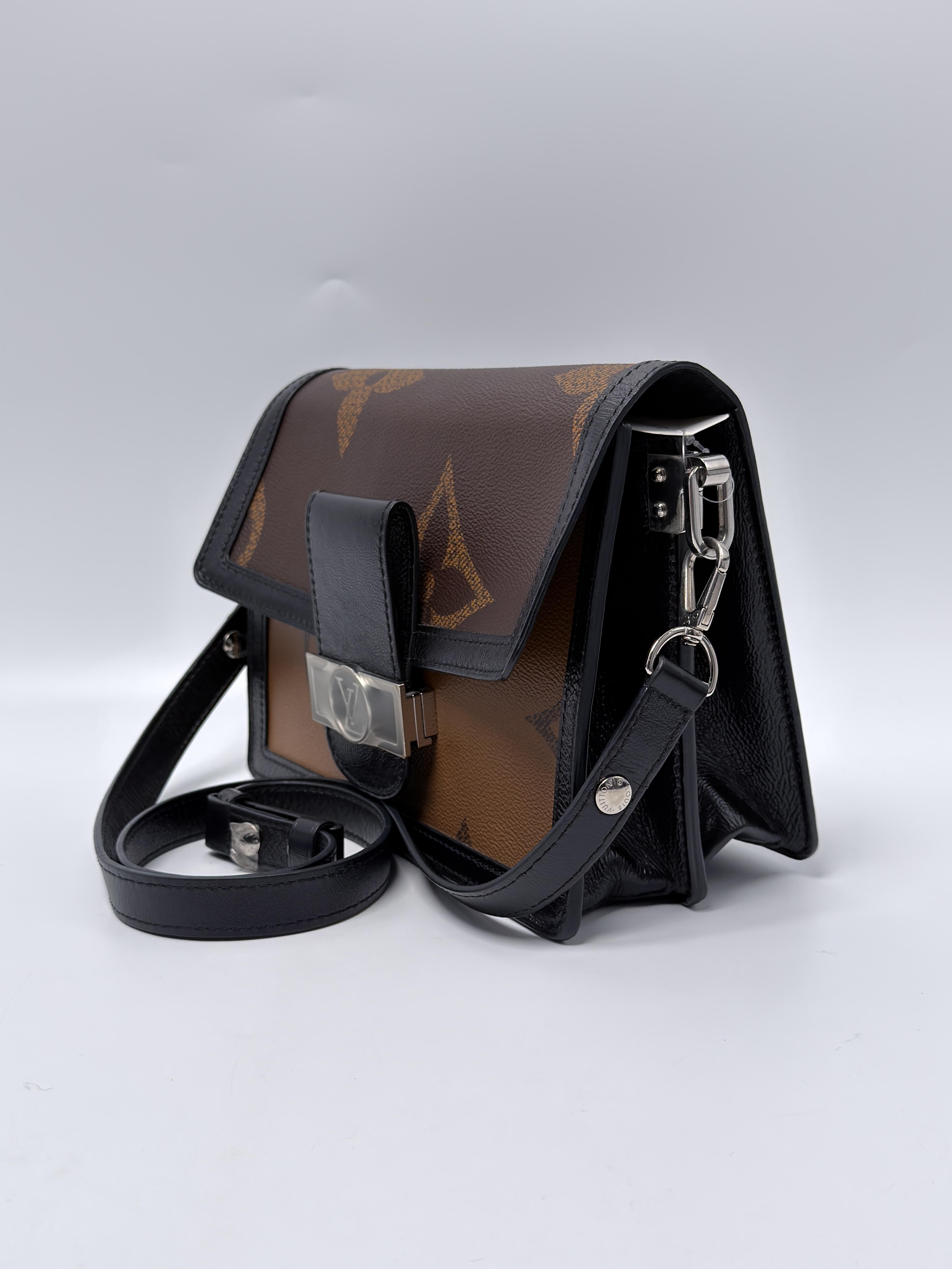 Dauphine MM Monogram Canvas Crossbody Bag Shoulder Purse ZS101LV