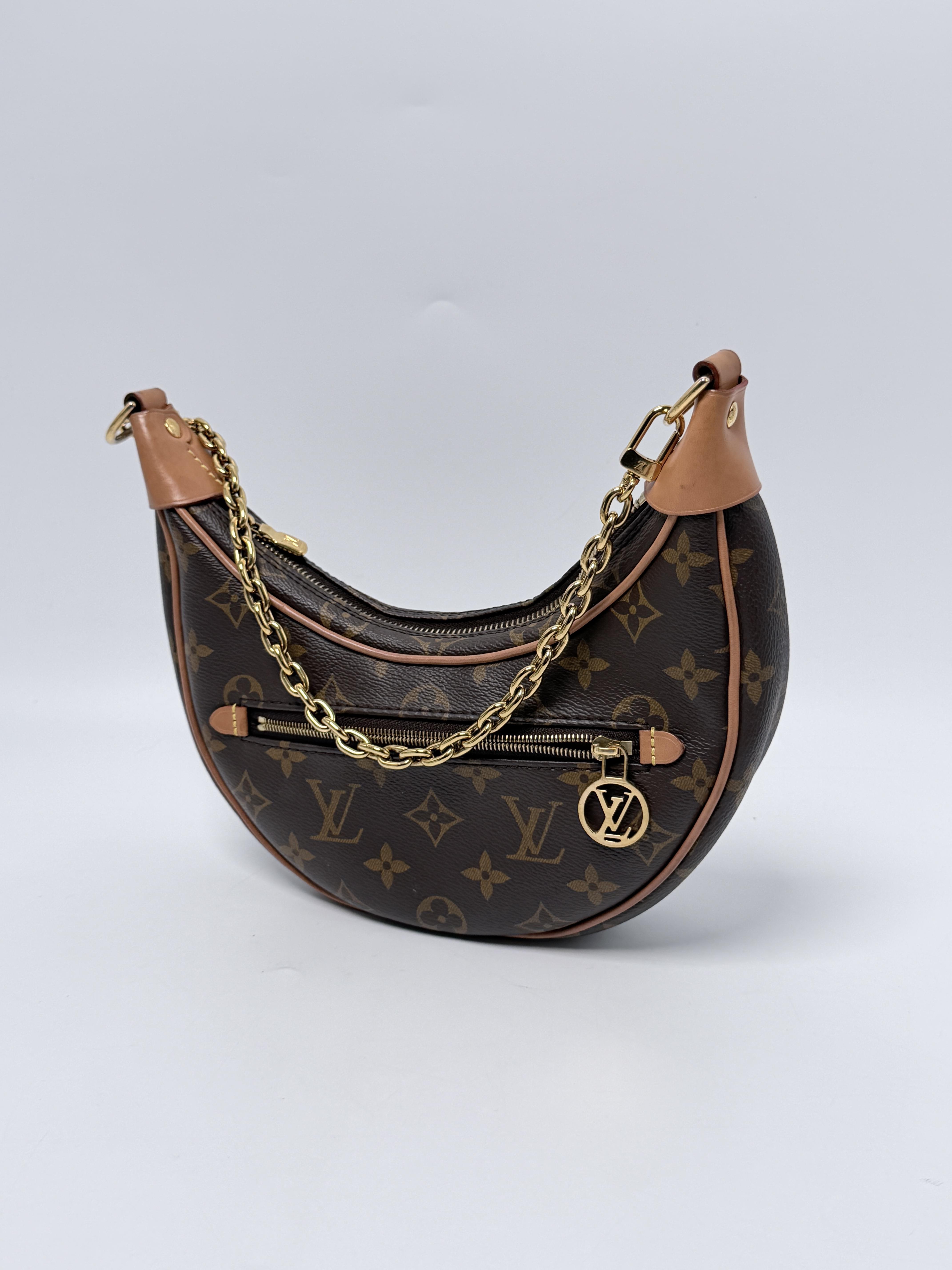 Loop Handbag Monogram Hobo Shoulder Crossbody Bag FJ035LV