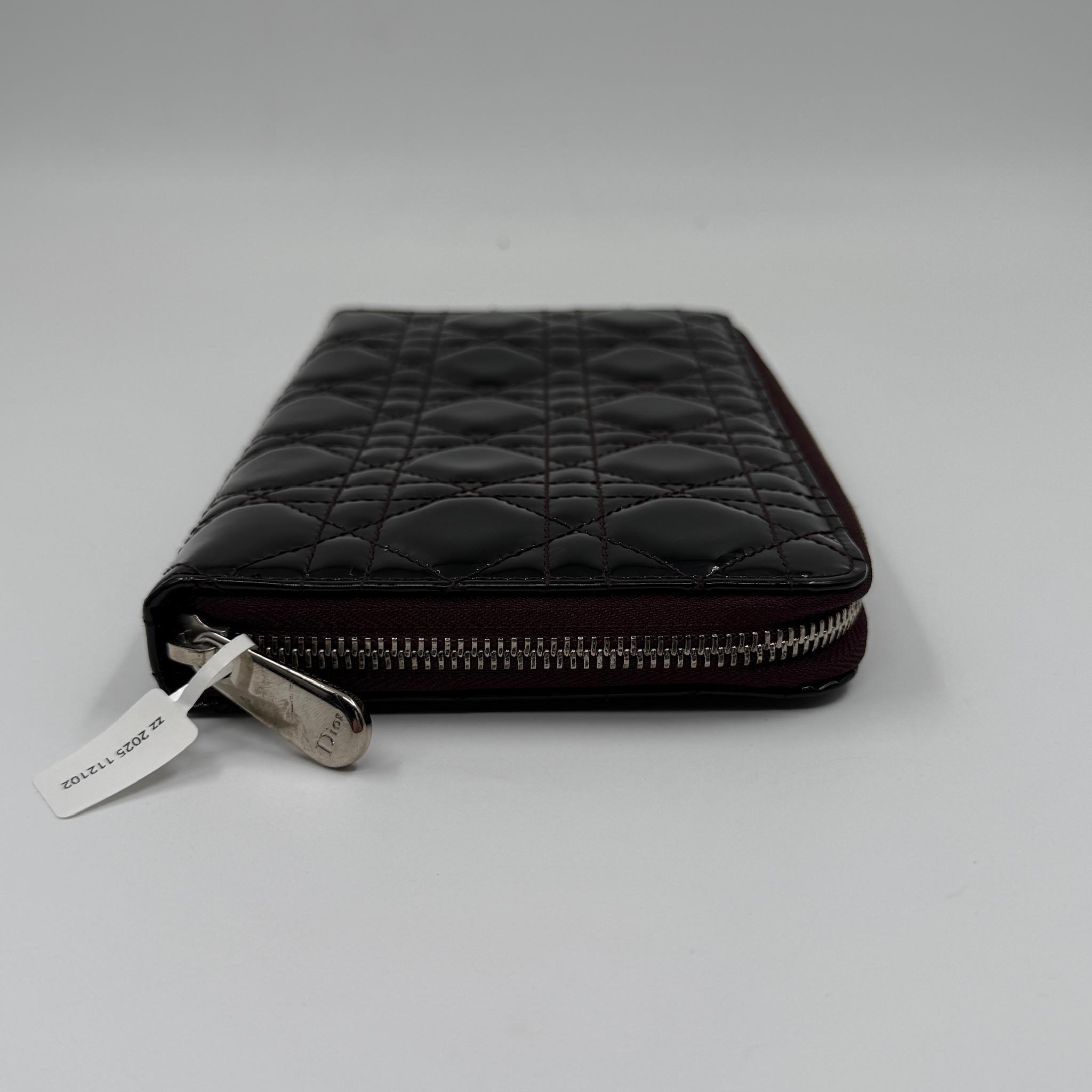 authentic patent cannage zip around long DR13Fei