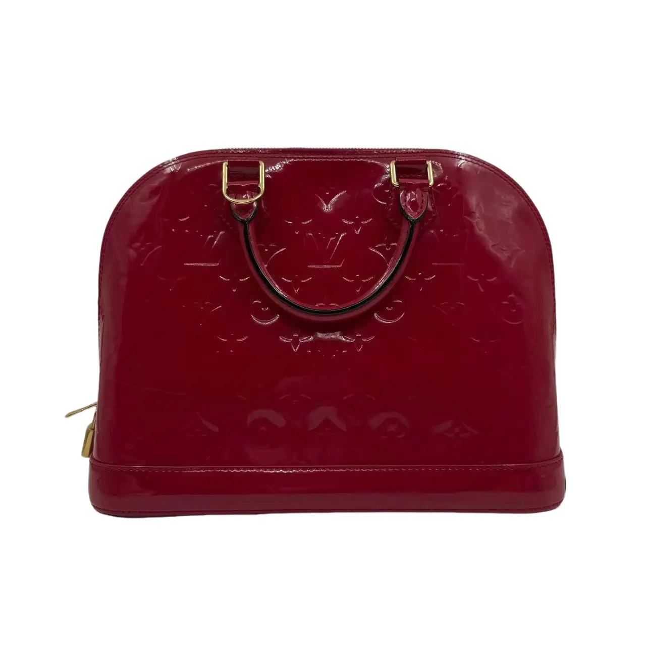 Pre-owned Louis Vuitton vernis Tote Bags Authentic Monogram Alma PM Top Handle Shoulder Bag CCMPLV04
