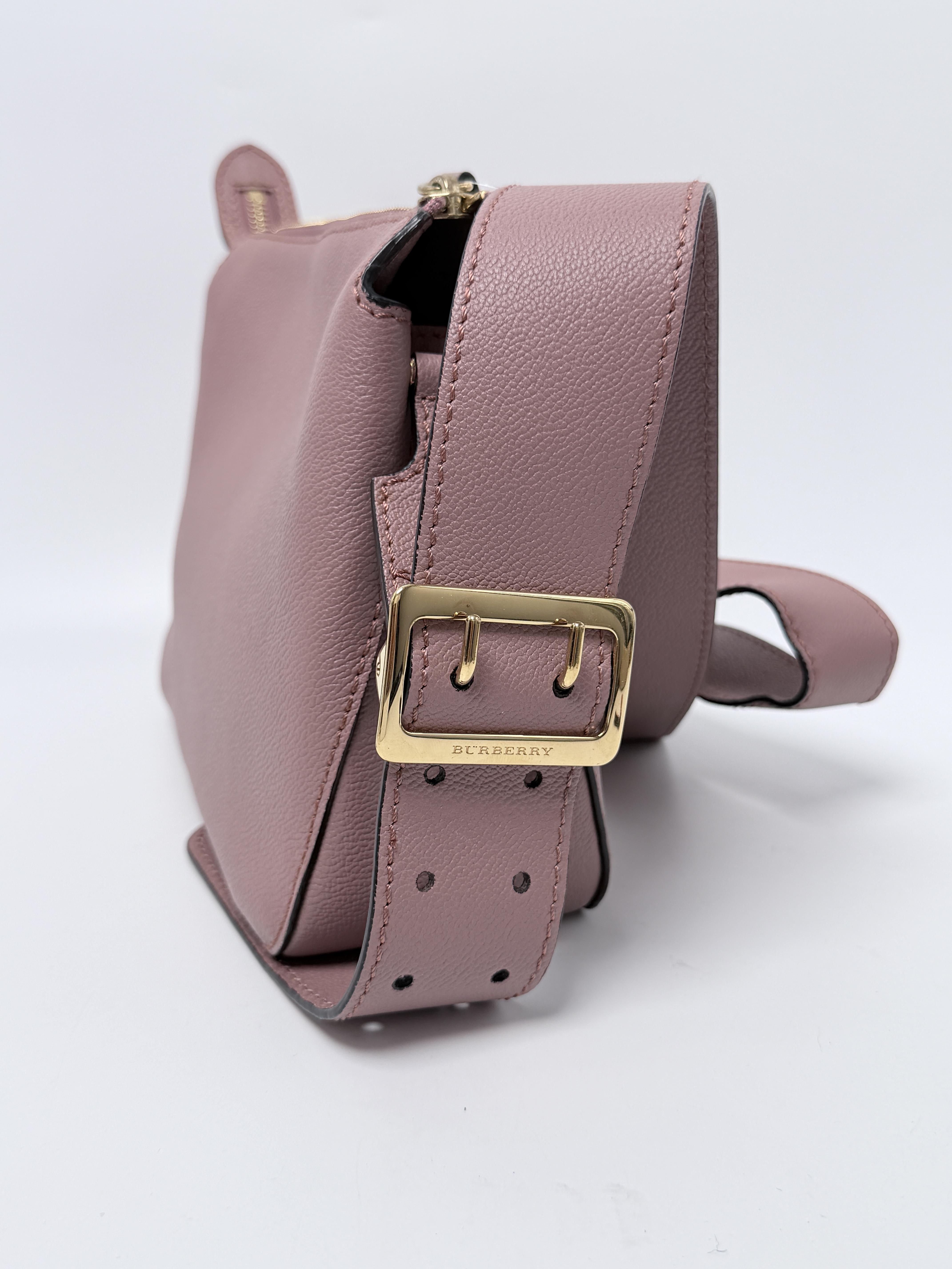 Helmsley Crossbody Bag Pink Grained House Check ZS014BR