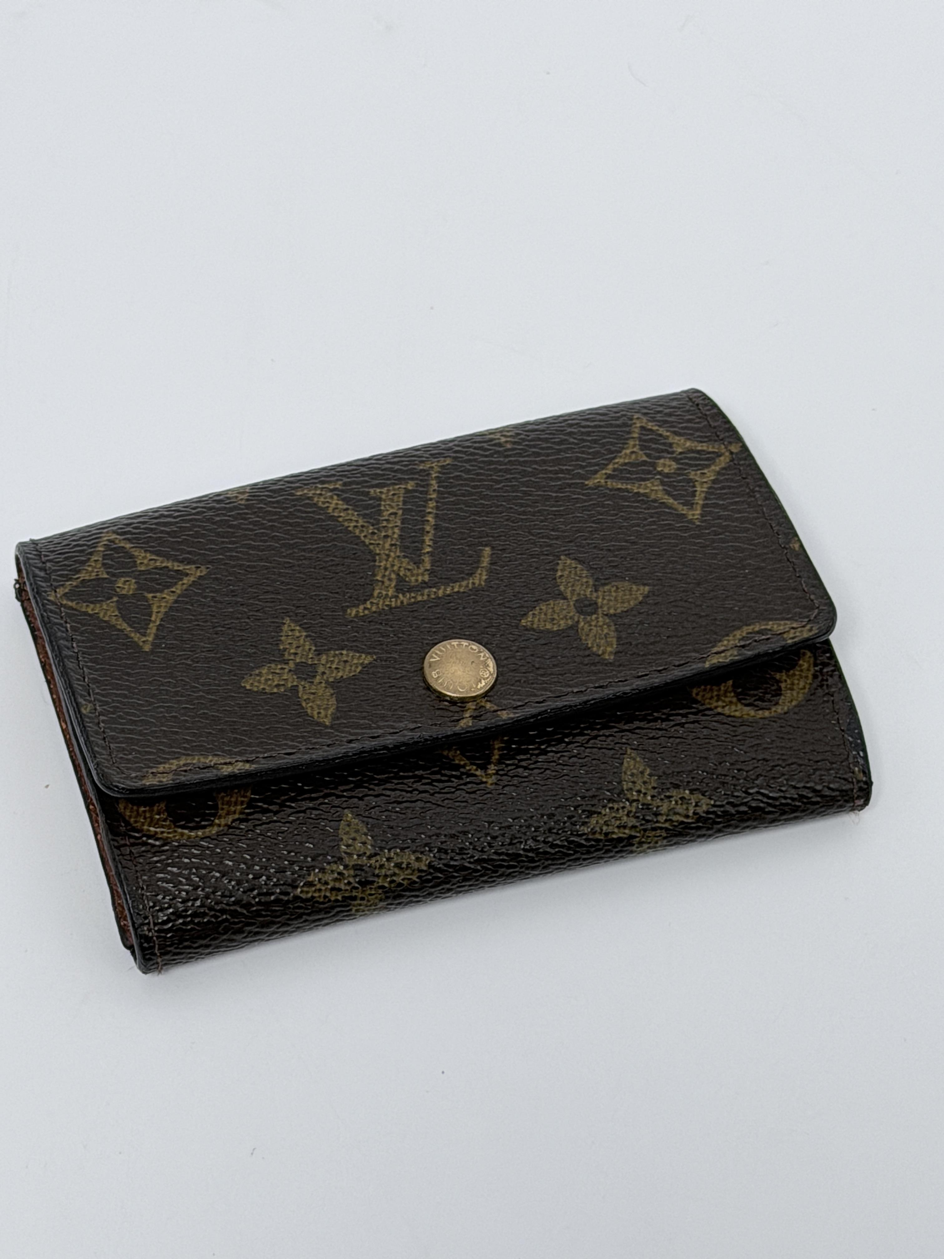 Pre-owned Louis Vuitton canvas Small Leather Goods Monogram 6 Key Multicles Holder JE563LV