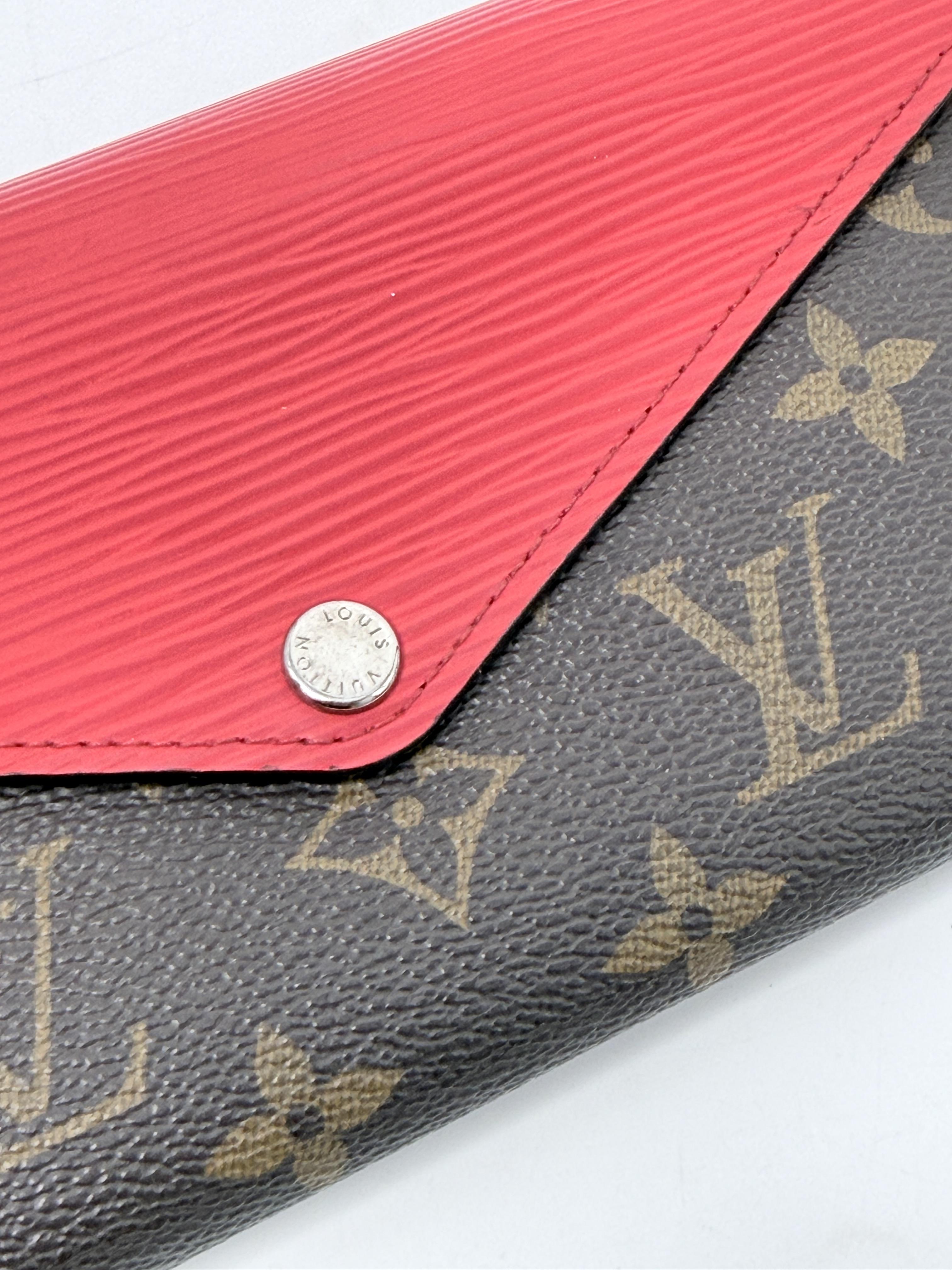 Monogram Epi Marie Lou Long Wallet Coquelicot Red JD1051LV